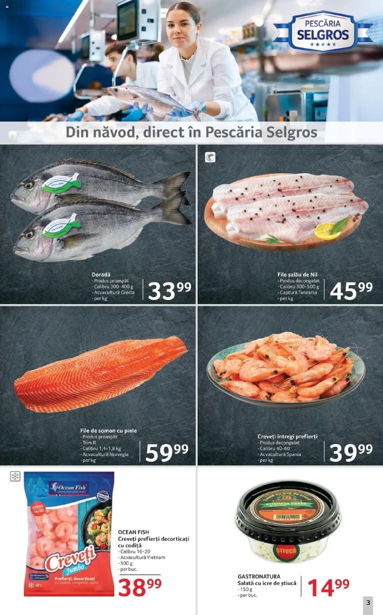 Catalog Selgros 23 - 29 Mai 2025 | Pagina 3 | Produse: Divan, Salată cu icre, Salată