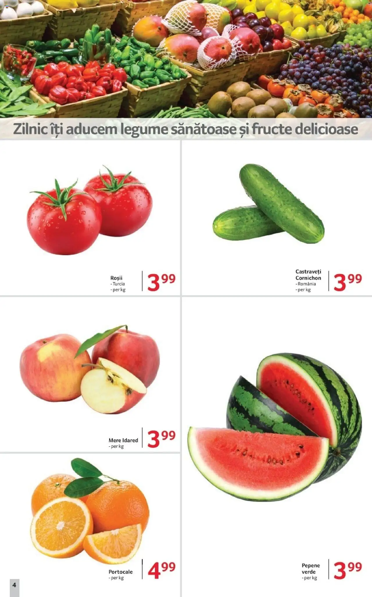 Catalog Selgros 23 - 29 Mai 2025 | Pagina 4 | Produse: Roșii, Castraveți, Legume, Fructe