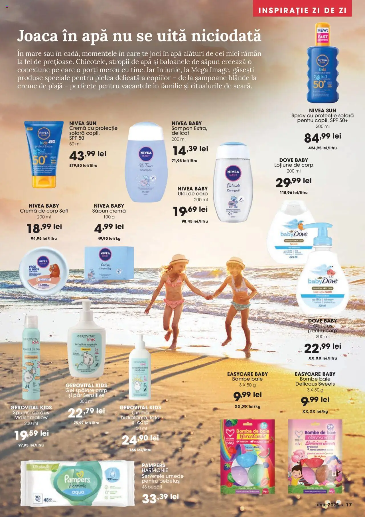 Catalog Mega Image 29 Mai - 24 Iunie 2025 | Pagina 17 | Produse: Ulei de corp, Duș, Mici, Cremă de corp