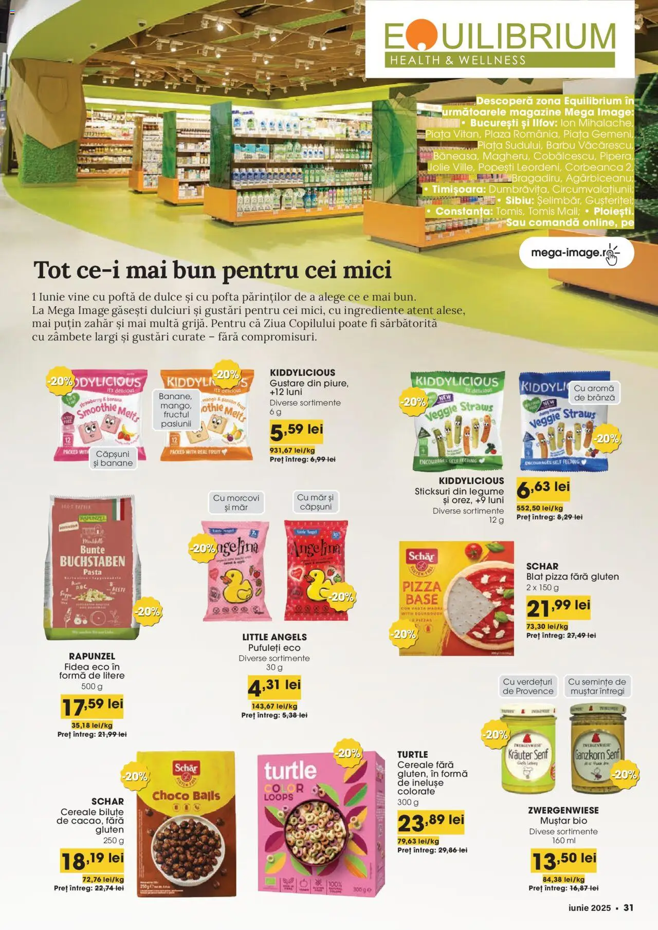 Catalog Mega Image 29 Mai - 24 Iunie 2025 | Pagina 31 | Produse: Mici, Pizza, Legume, Smoothie