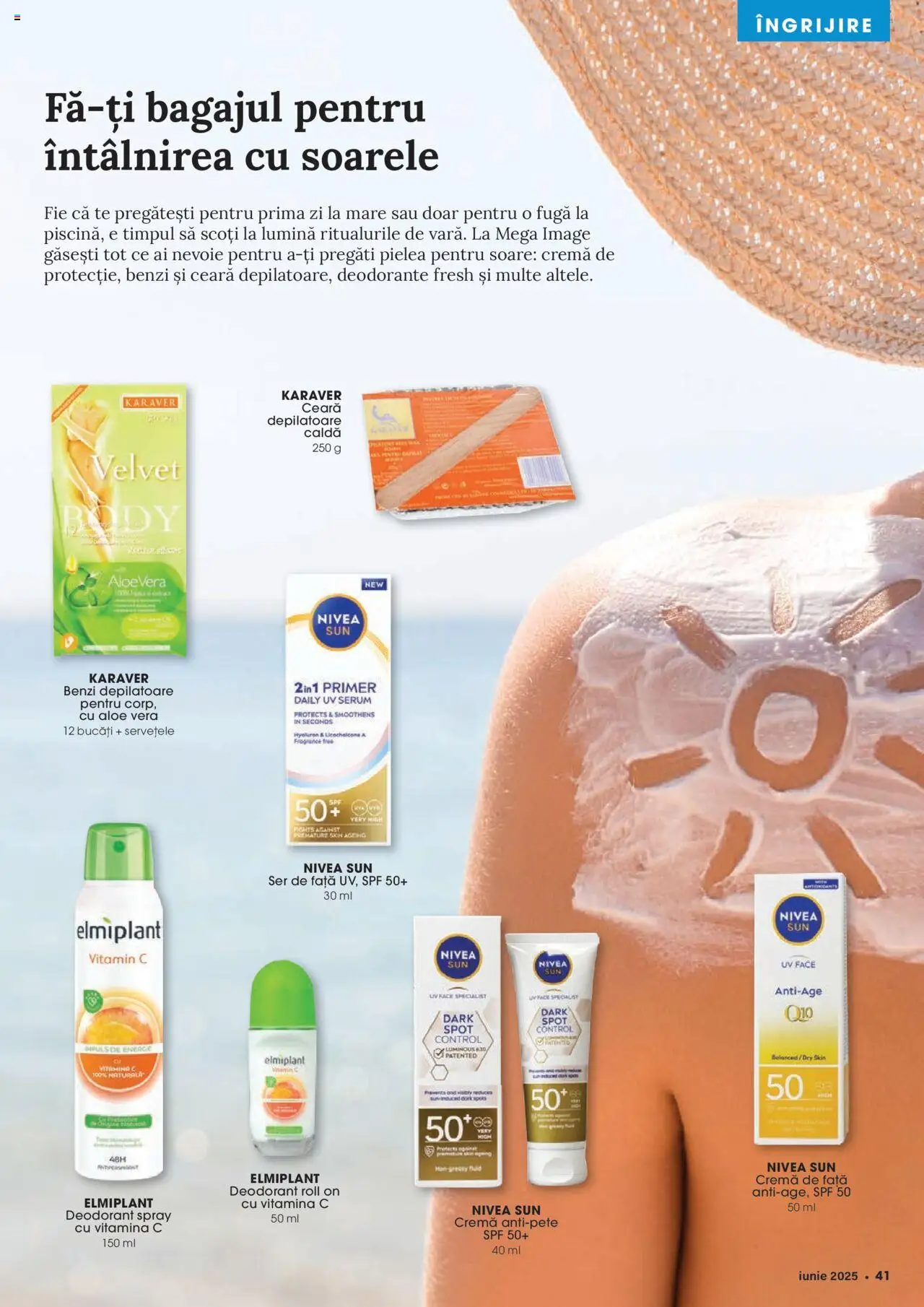 Catalog Mega Image 29 Mai - 24 Iunie 2025 | Pagina 41 | Produse: Serum, Cremă, Deodorant, Ceară depilatoare