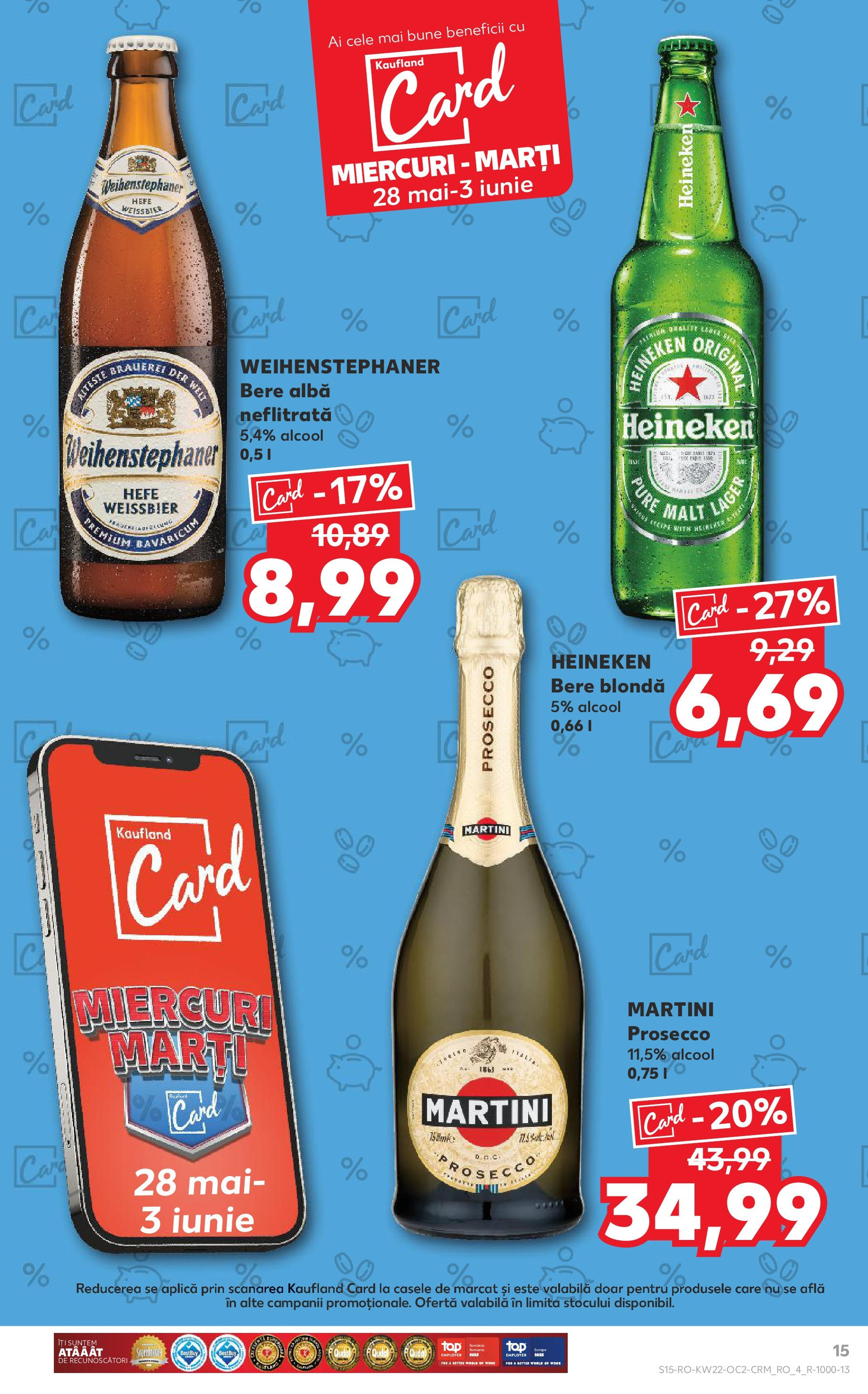 Catalog Kaufland 27 Mai - 3 Iunie 2025 | Pagina 15 | Produse: Yulaf, Prosecco, Bere