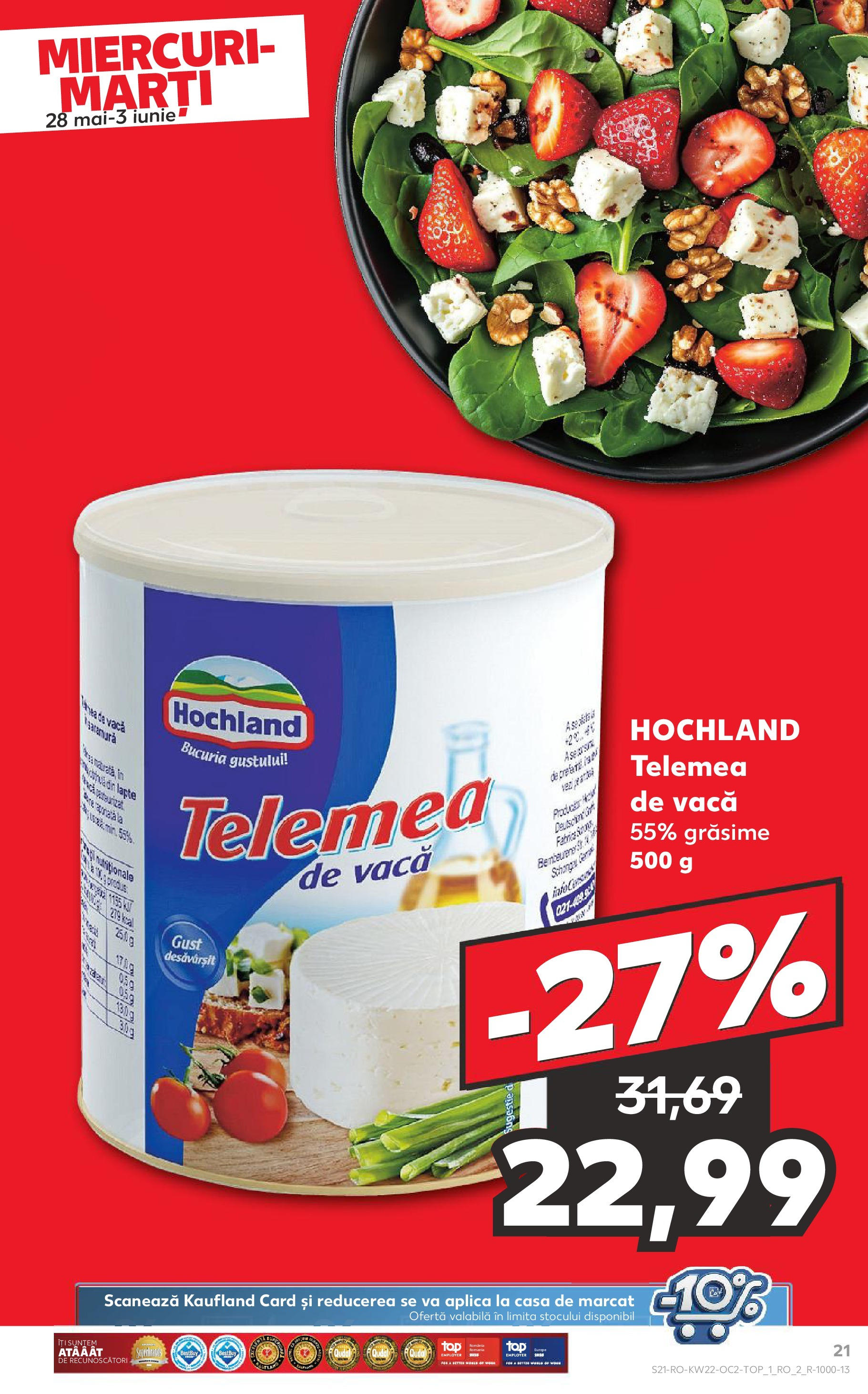 Catalog Kaufland 27 Mai - 3 Iunie 2025 | Pagina 21 | Produse: Lapte
