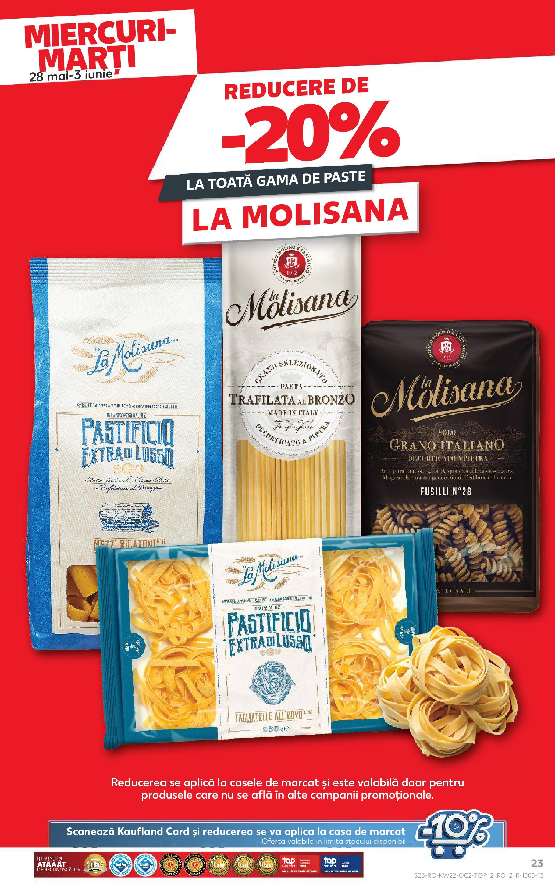 Catalog Kaufland 27 Mai - 3 Iunie 2025 | Pagina 23 | Produse: Paste