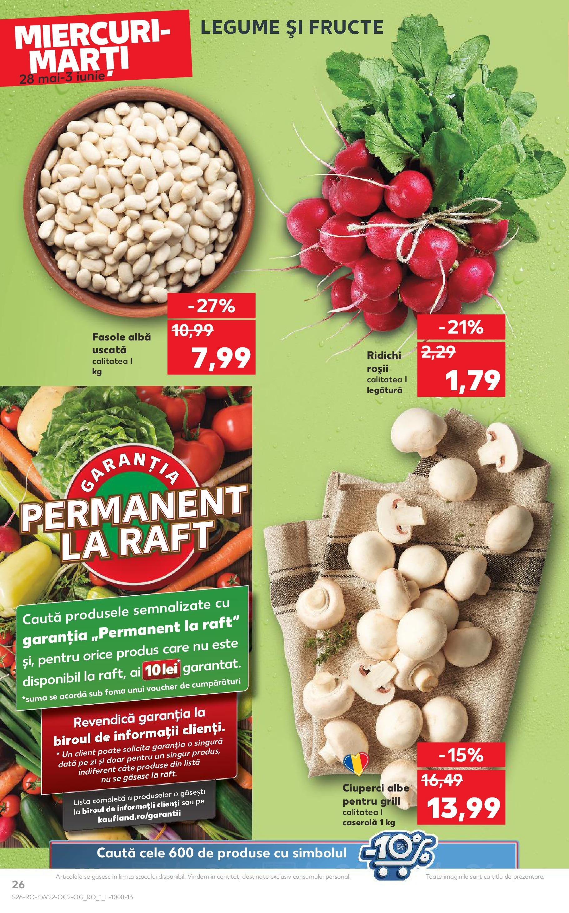 Catalog Kaufland 27 Mai - 3 Iunie 2025 | Pagina 26 | Produse: Raft, Ciuperci, Legume, Fructe