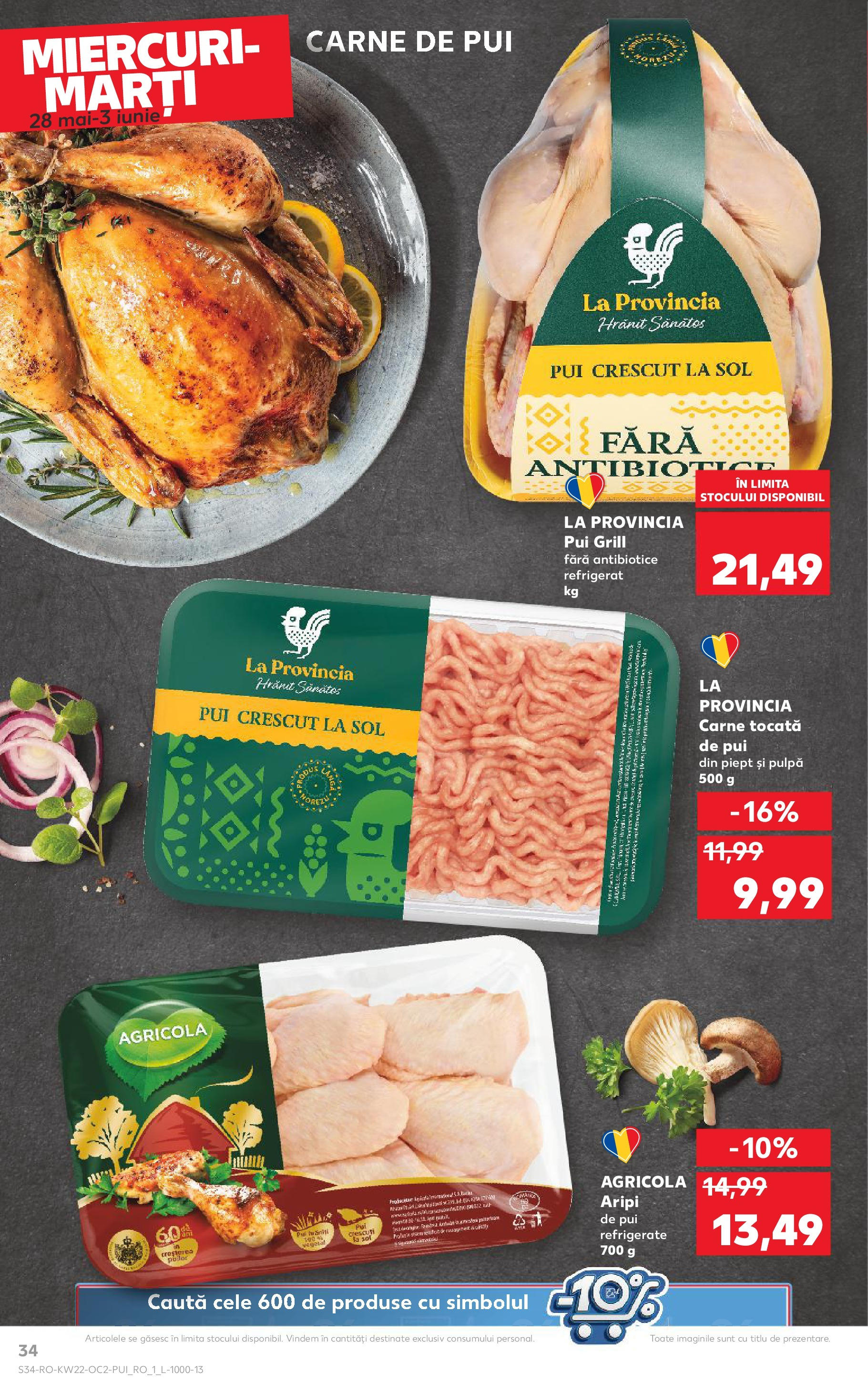 Catalog Kaufland 27 Mai - 3 Iunie 2025 | Pagina 34 | Produse: Hacıyatmaz Kedi Oyuncağı, Kedi Oyun Alanları, Carne De Pui, Carne tocată