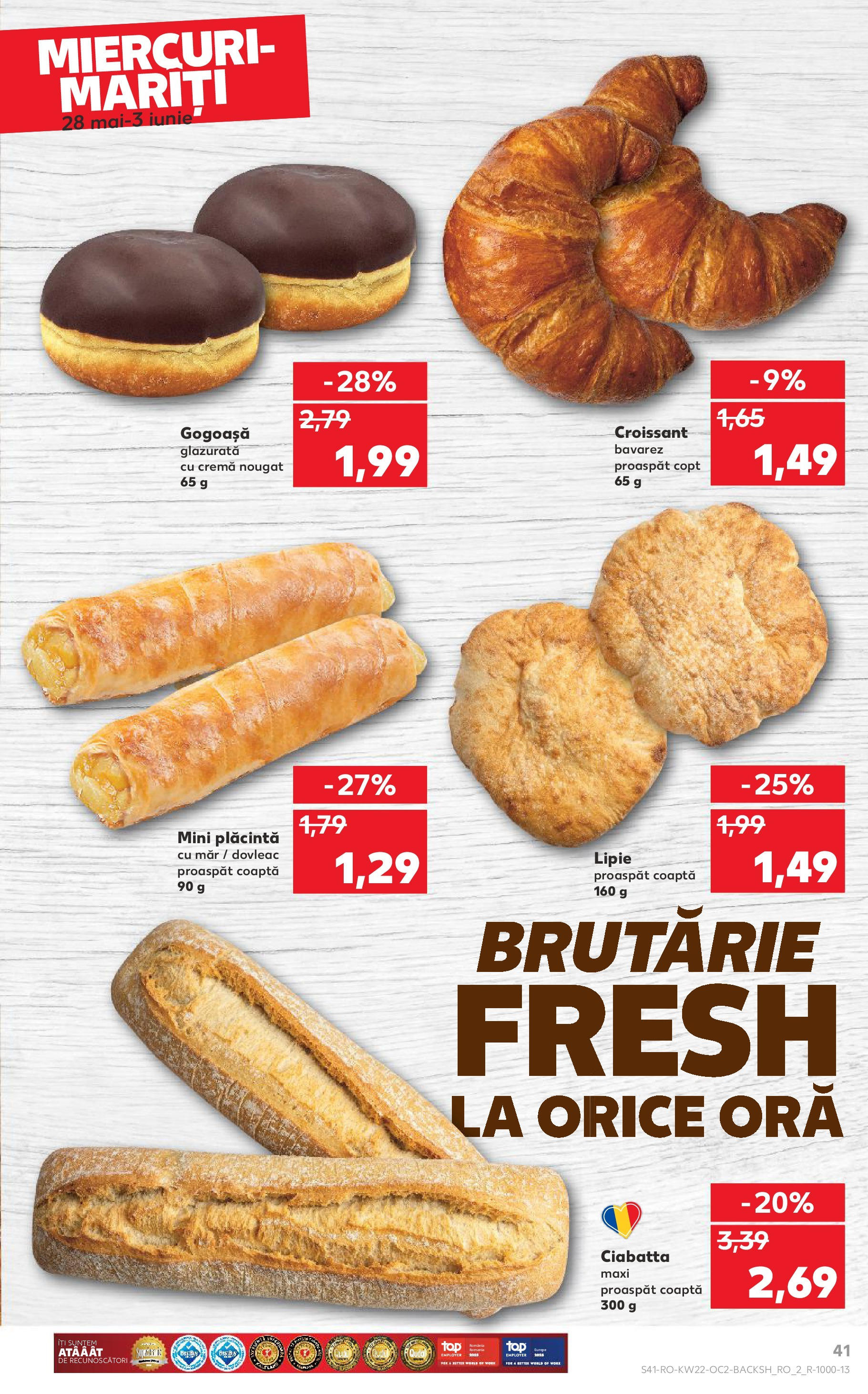 Catalog Kaufland 27 Mai - 3 Iunie 2025 | Pagina 41 | Produse: Dovleac, Divan, Plăcintă, Cremă
