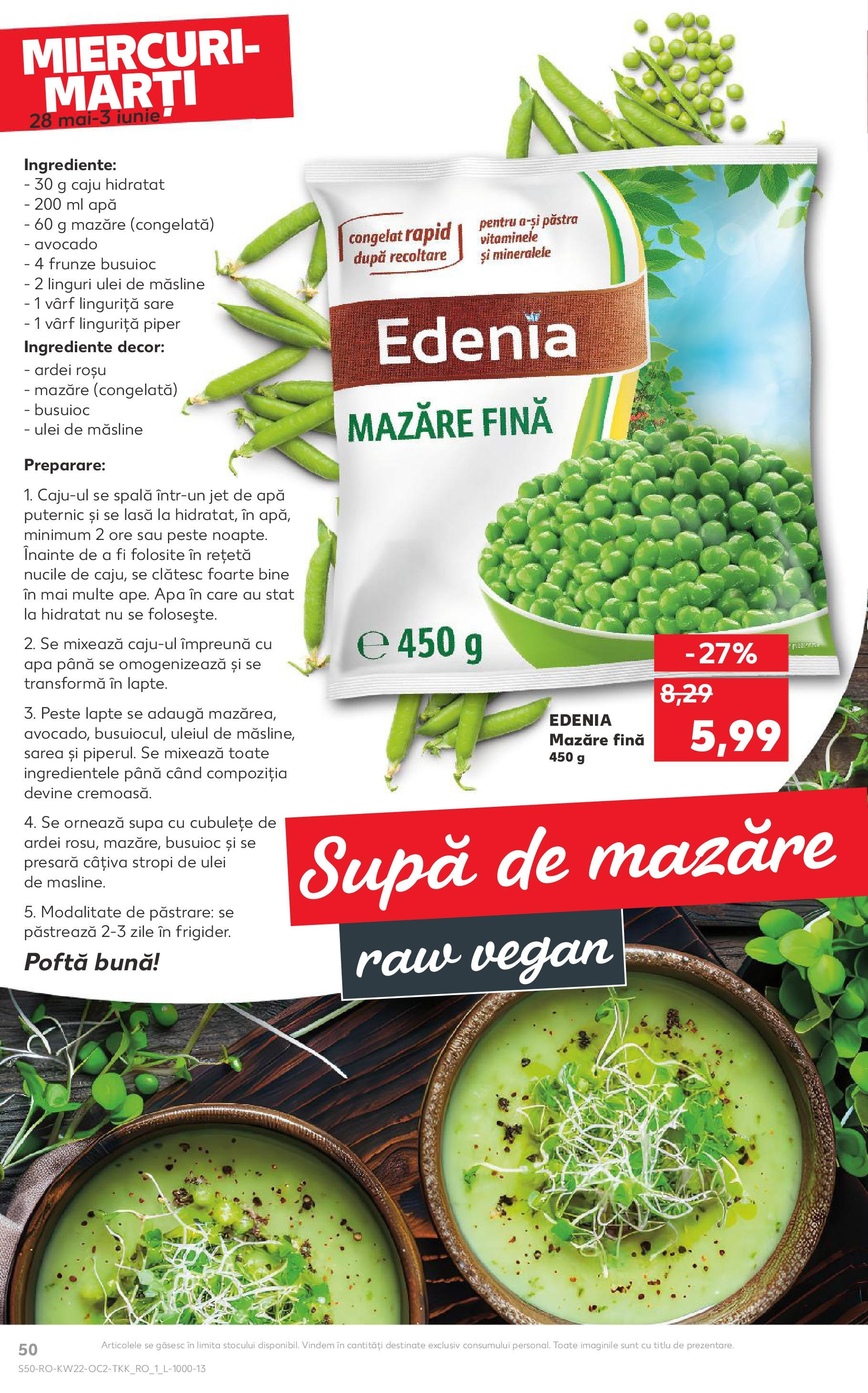 Catalog Kaufland 27 Mai - 3 Iunie 2025 | Pagina 50 | Produse: Lapte, Caju, Pește, Sare