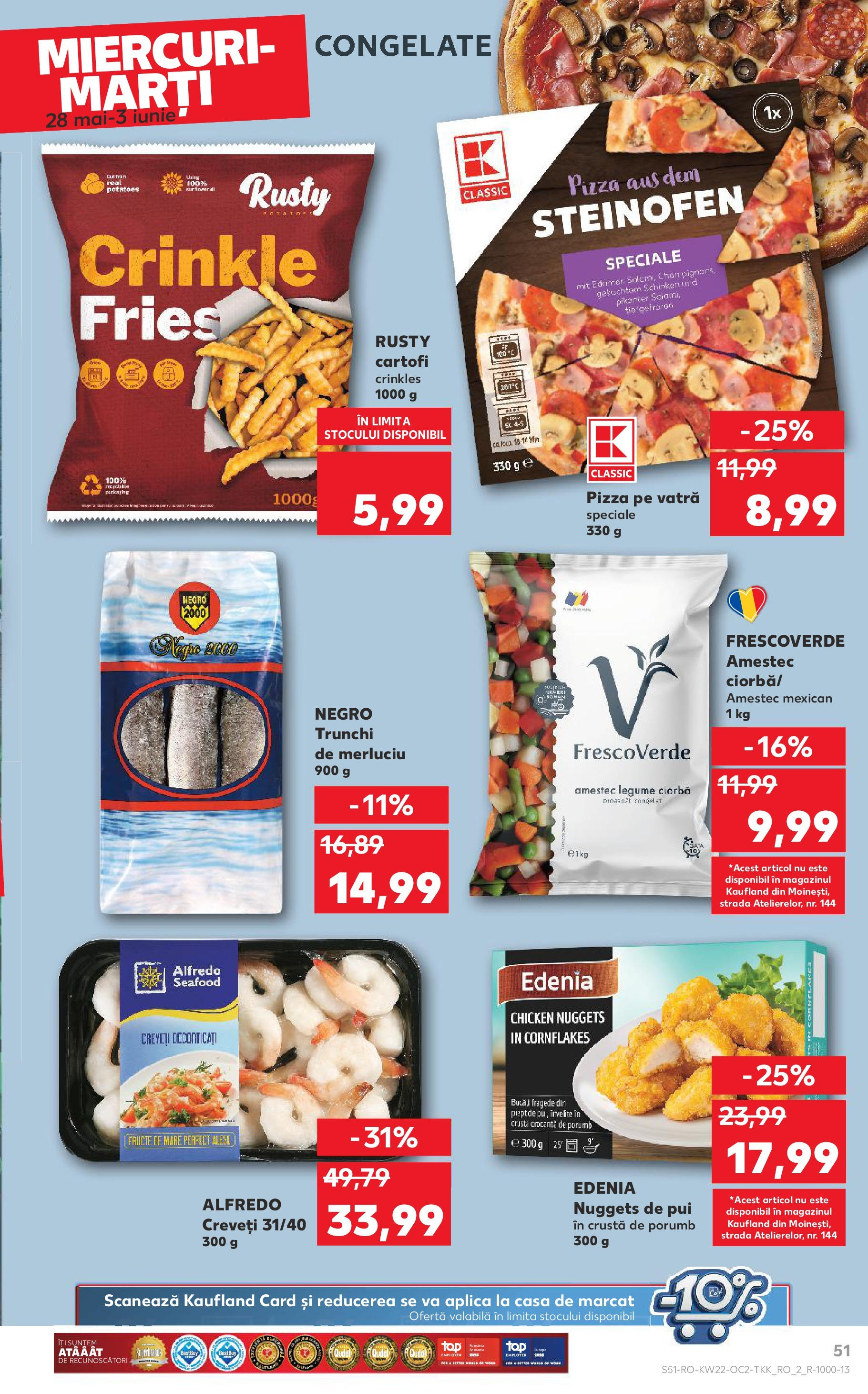 Catalog Kaufland 27 Mai - 3 Iunie 2025 | Pagina 51 | Produse: Pizza, Legume, Fructe, Fructe De Mare