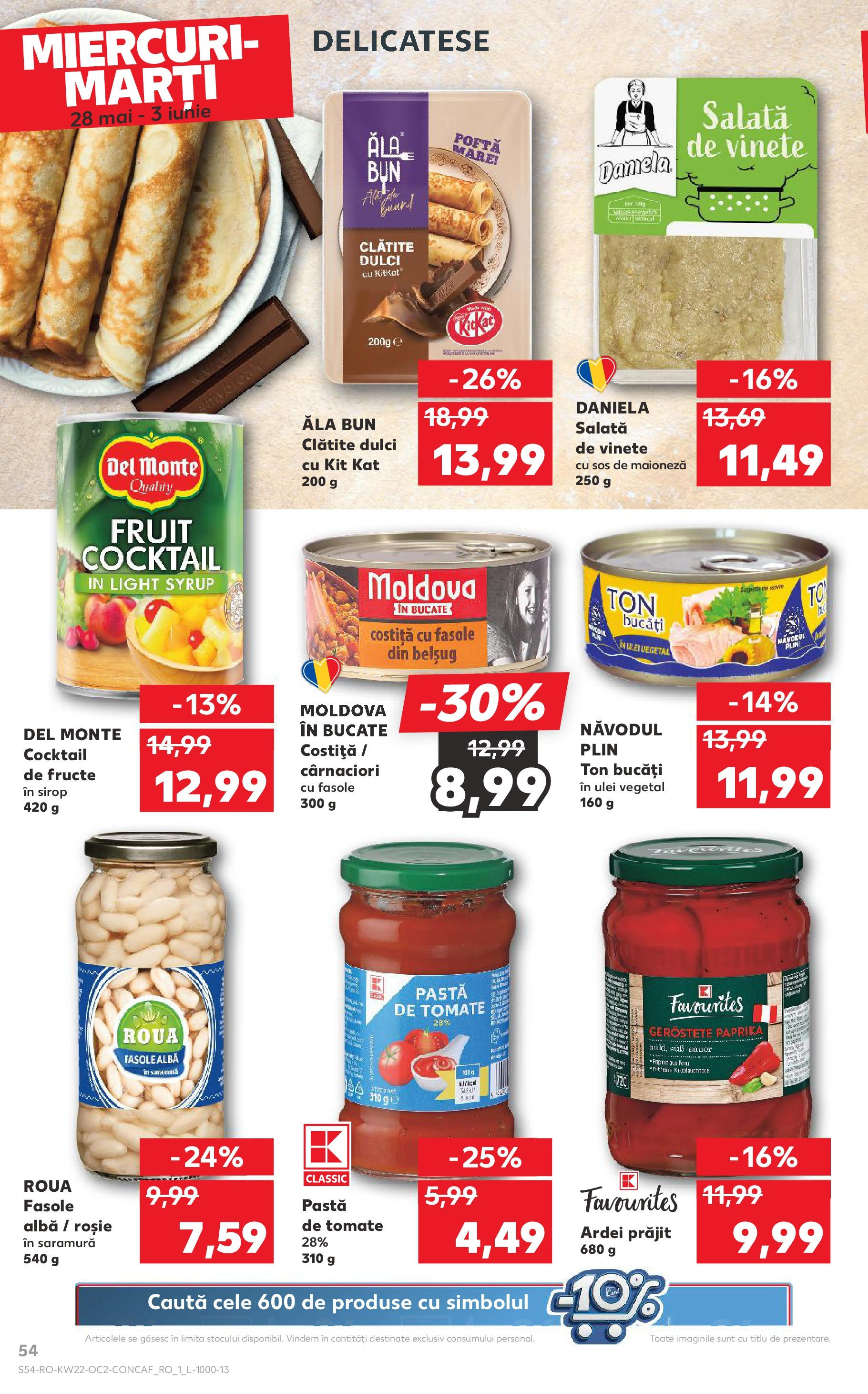 Catalog Kaufland 27 Mai - 3 Iunie 2025 | Pagina 54 | Produse: Ulei, Salată, Fructe, Sos