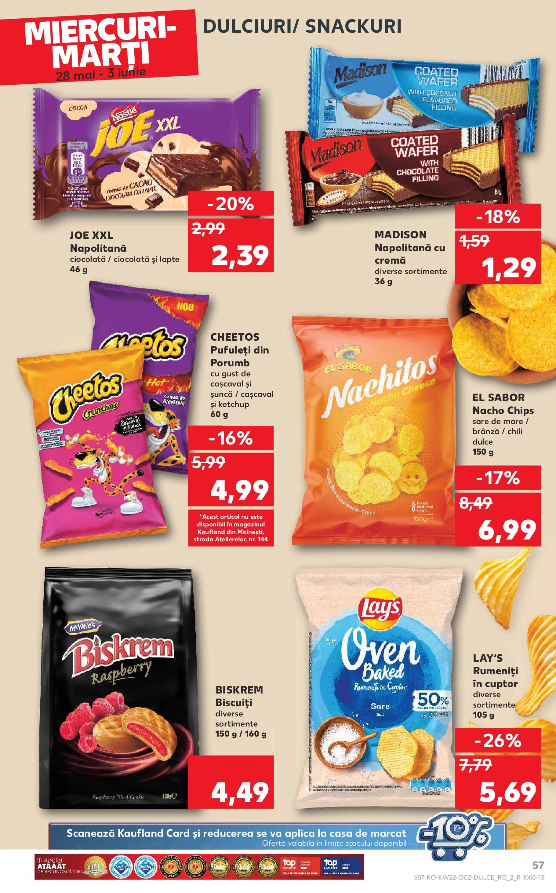 Catalog Kaufland 27 Mai - 3 Iunie 2025 | Pagina 57 | Produse: Cașcaval, Ardei, Șuncă, Porumb