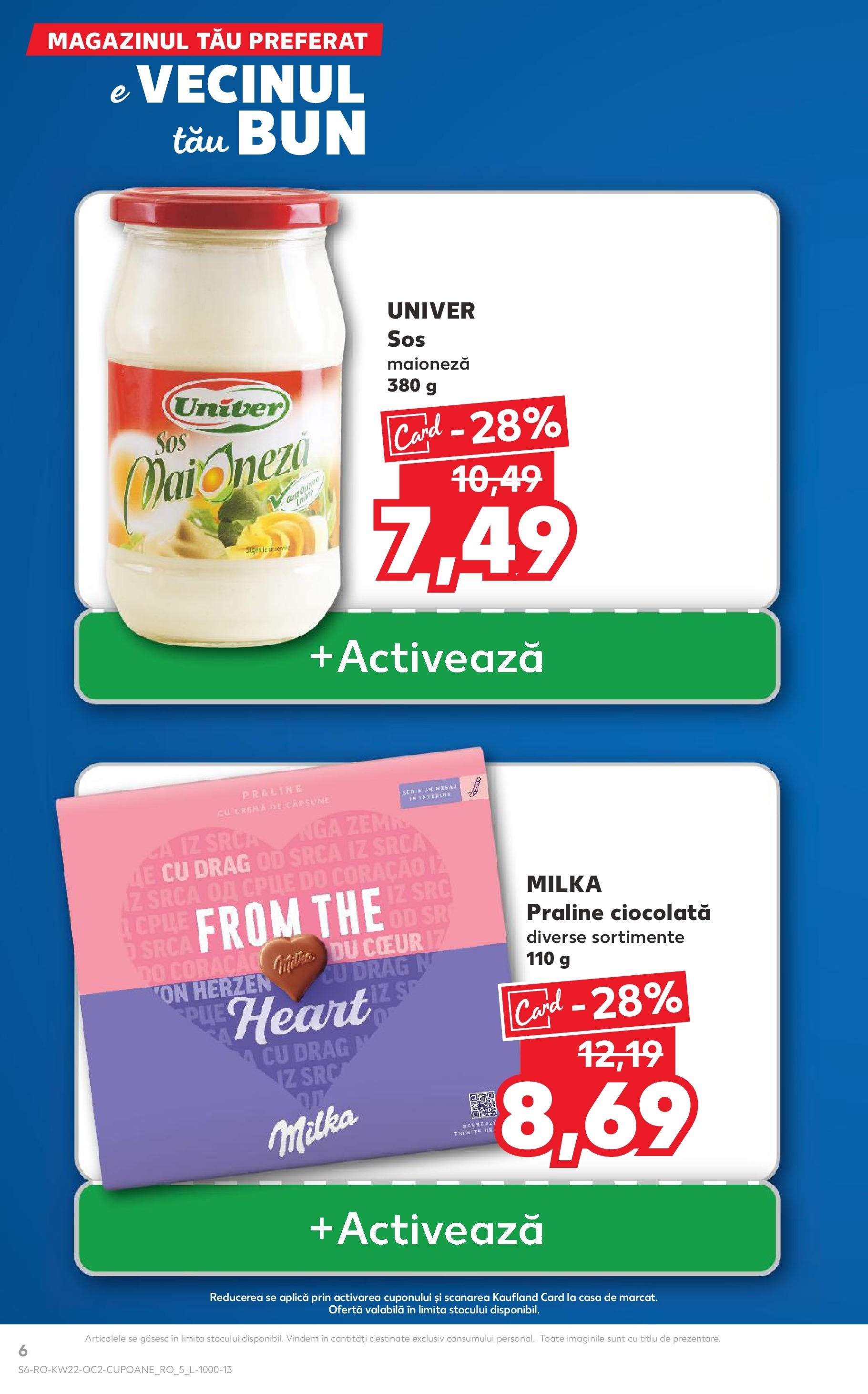 Catalog Kaufland 27 Mai - 3 Iunie 2025 | Pagina 6 | Produse: Praline, Cremă, Ciocolată, Maioneză