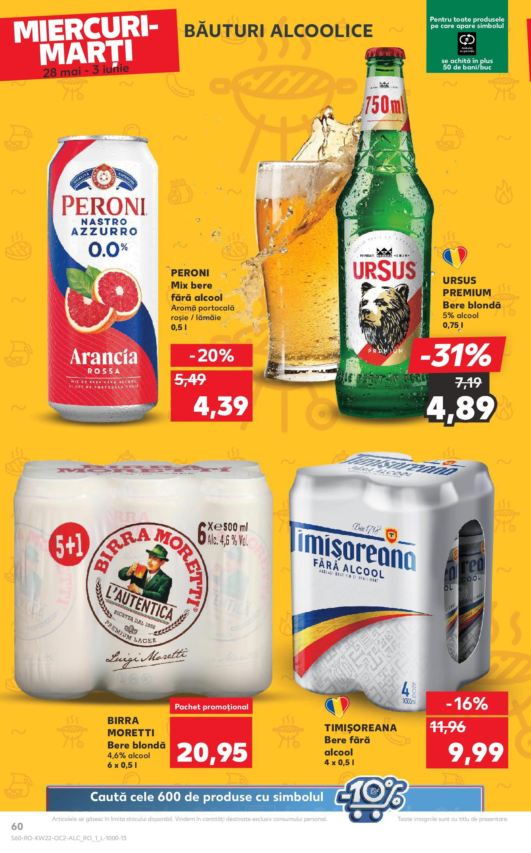 Catalog Kaufland 27 Mai - 3 Iunie 2025 | Pagina 60 | Produse: Suc, Bere, Lămâie