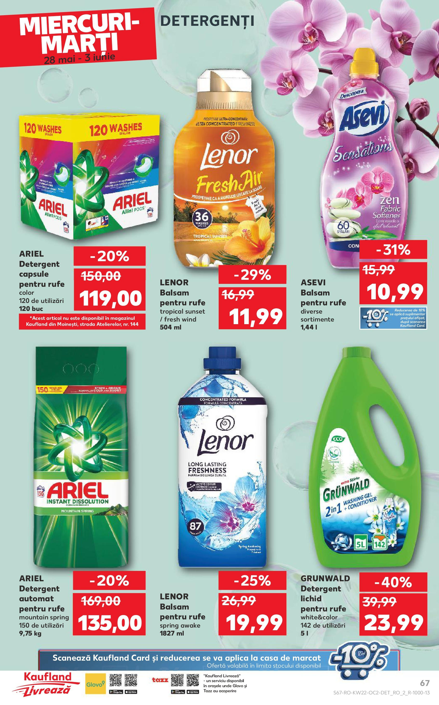 Catalog Kaufland 27 Mai - 3 Iunie 2025 | Pagina 67 | Produse: Parfum, Balsam, Detergent