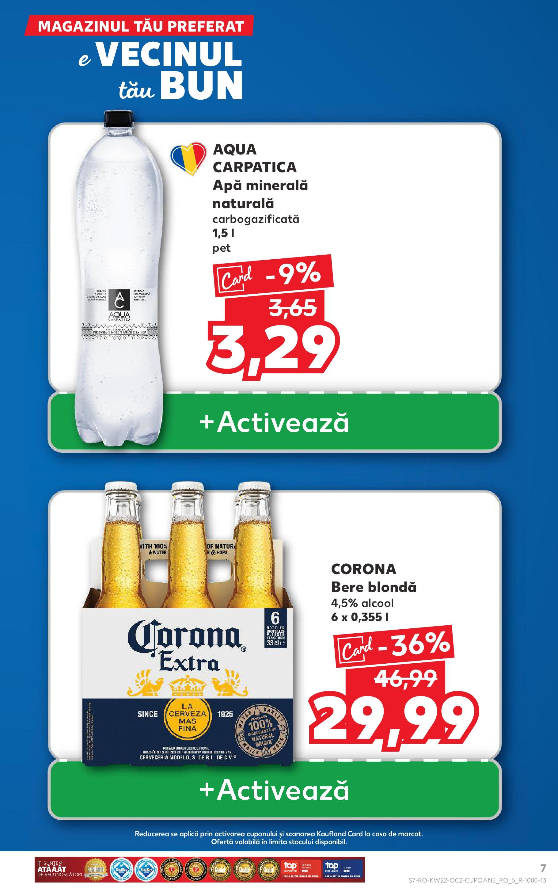 Catalog Kaufland 27 Mai - 3 Iunie 2025 | Pagina 7 | Produse: Yazı tahtası kalemi, Bere, Apă