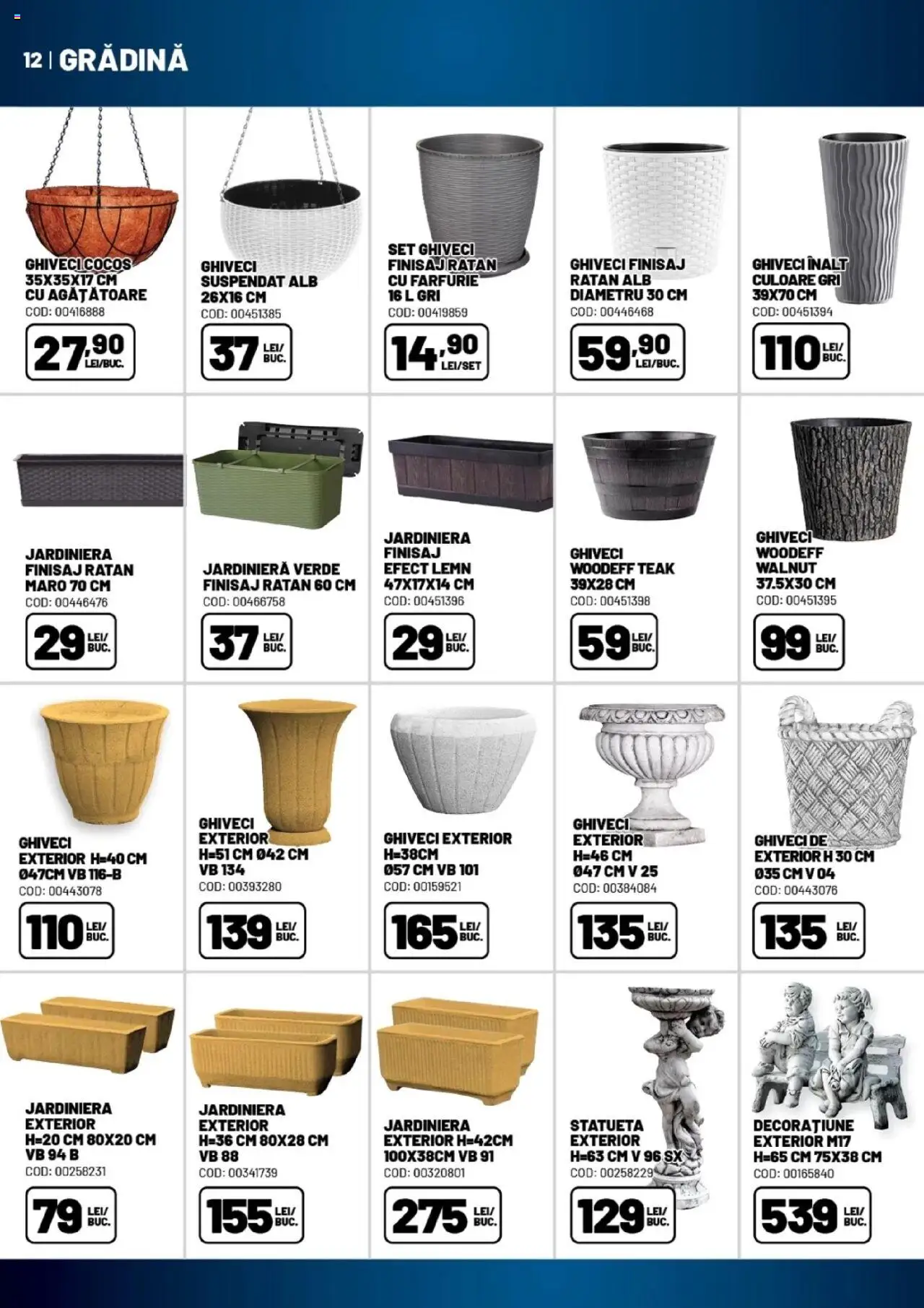 Catalog Ambient 27 Mai - 3 Iulie 2025 | Pagina 12 | Produse: Ghiveci, Farfurie