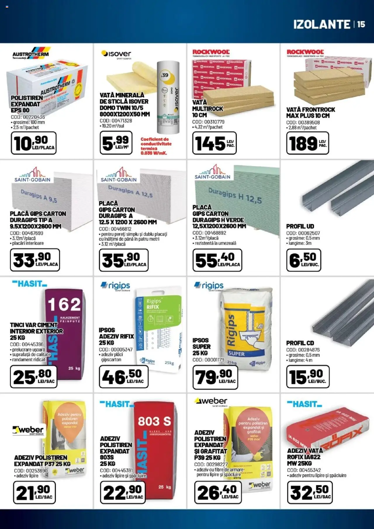 Catalog Ambient 27 Mai - 3 Iulie 2025 | Pagina 15 | Produse: Polistiren, Adeziv