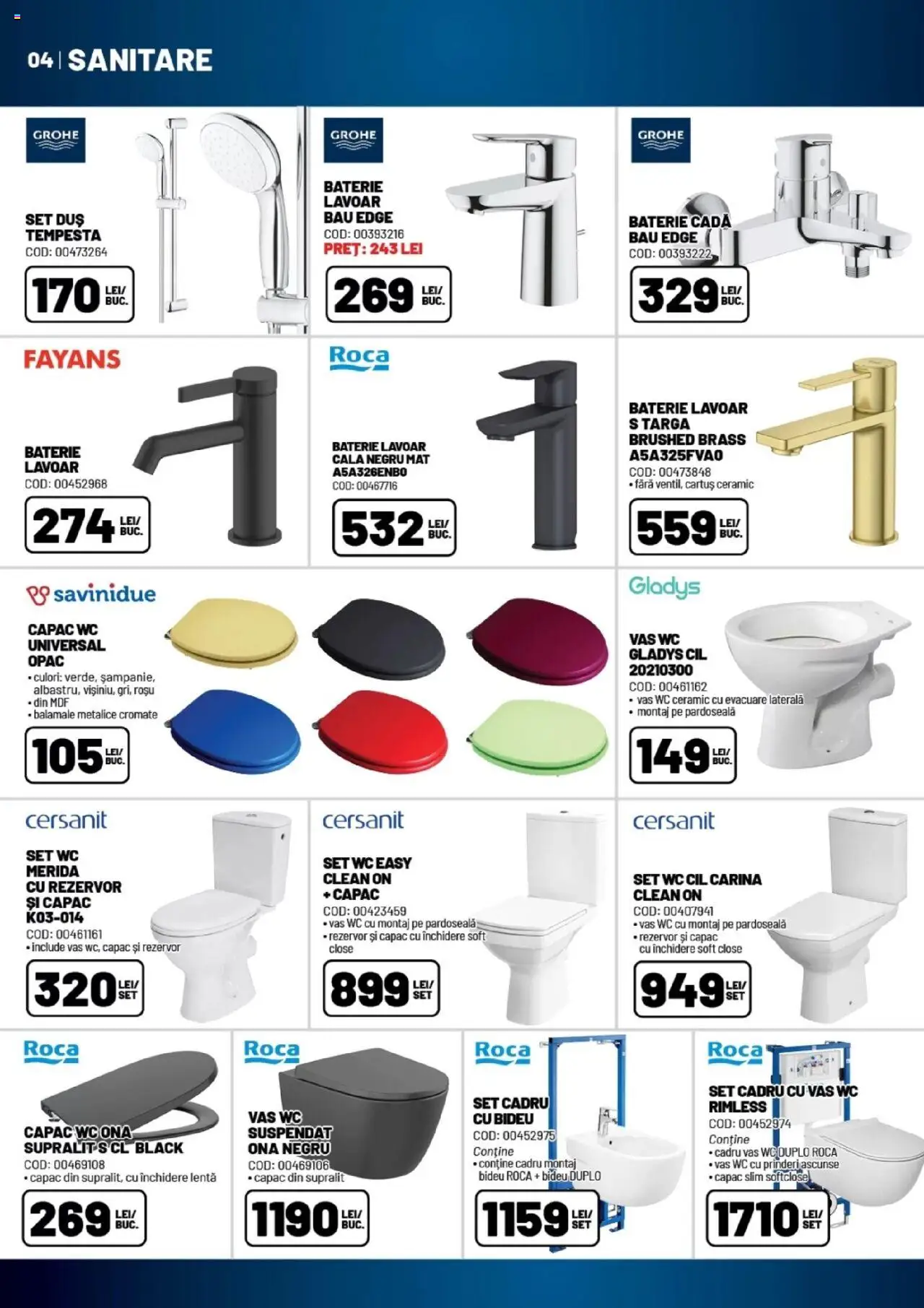 Catalog Ambient 27 Mai - 3 Iulie 2025 | Pagina 4 | Produse: Pomelo, Baterie, Duș, Pardoseală