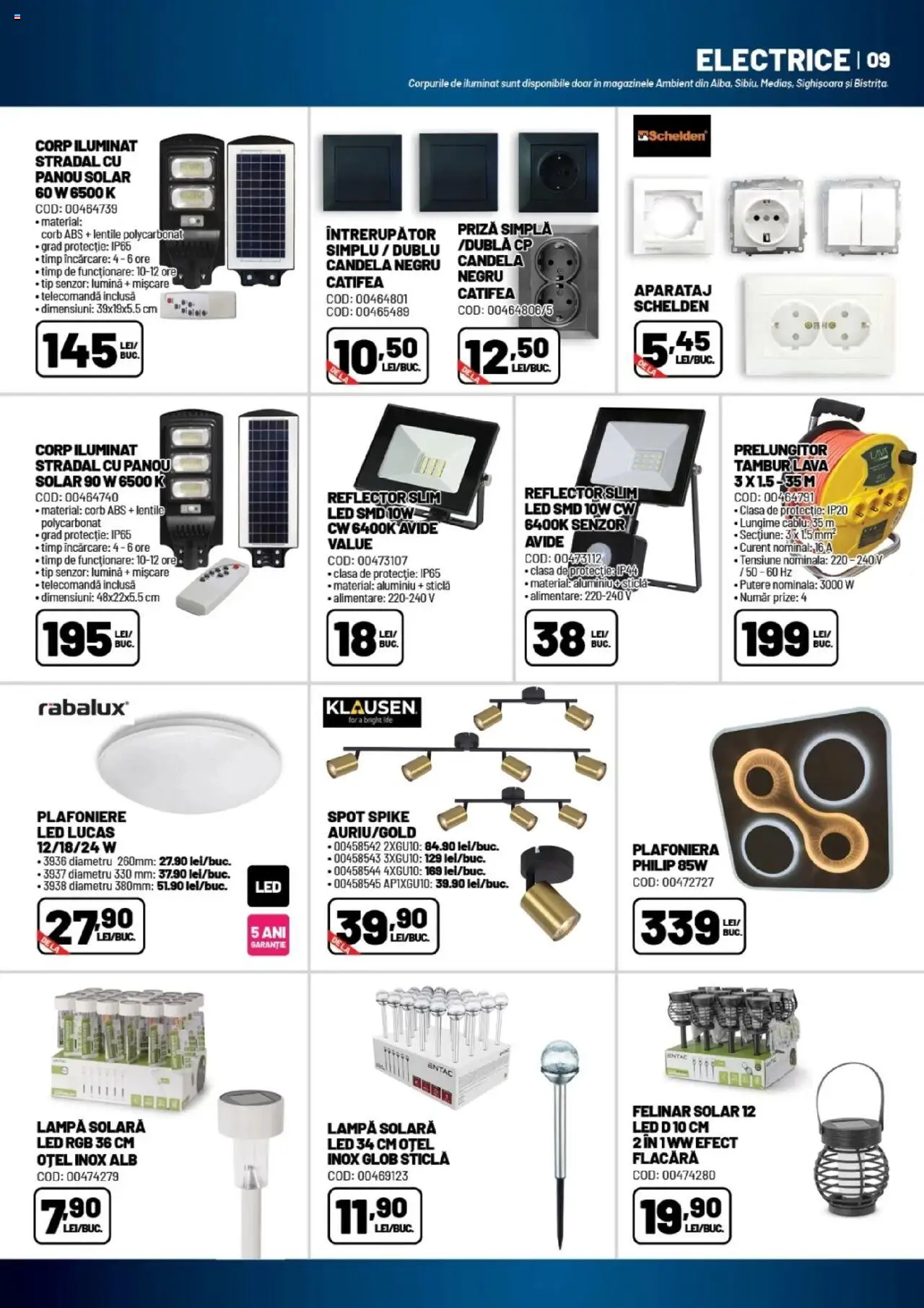 Catalog Ambient 27 Mai - 3 Iulie 2025 | Pagina 9 | Produse: Tavuk suyu, Prelungitor, Cablu, Priză