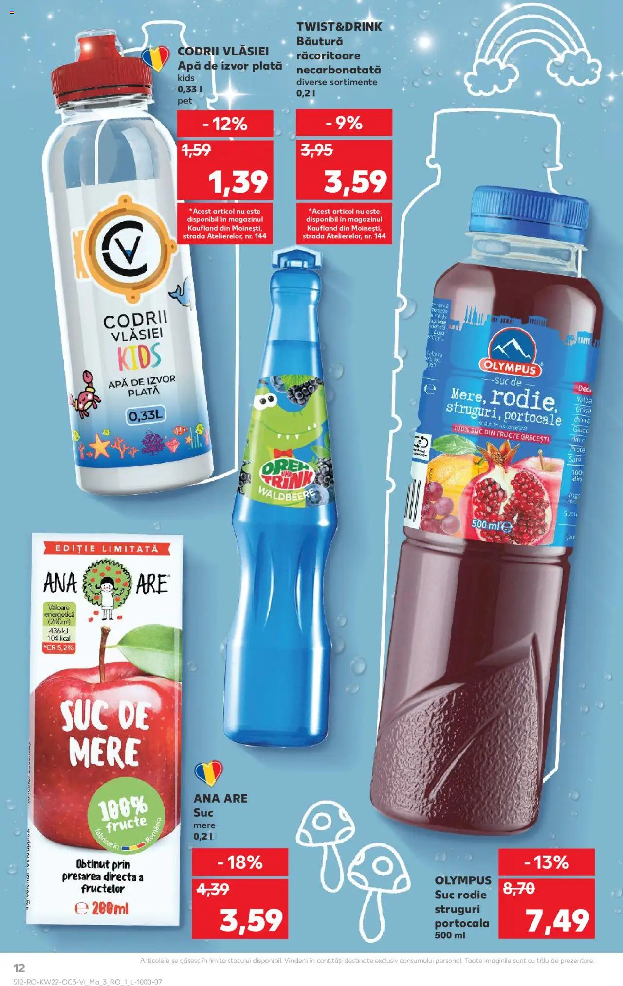 Catalog Kaufland 30 Mai - 3 Iunie 2025 | Pagina 12 | Produse: Struguri, Suc, Portocale, Apă