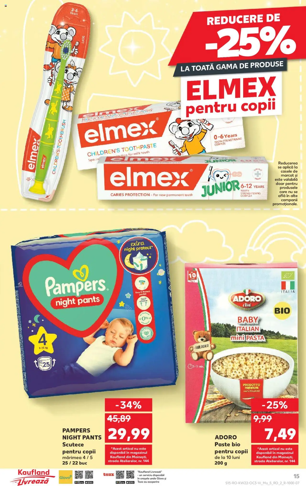 Catalog Kaufland 30 Mai - 3 Iunie 2025 | Pagina 15 | Produse: Şerit ödül, Paste, Scutece