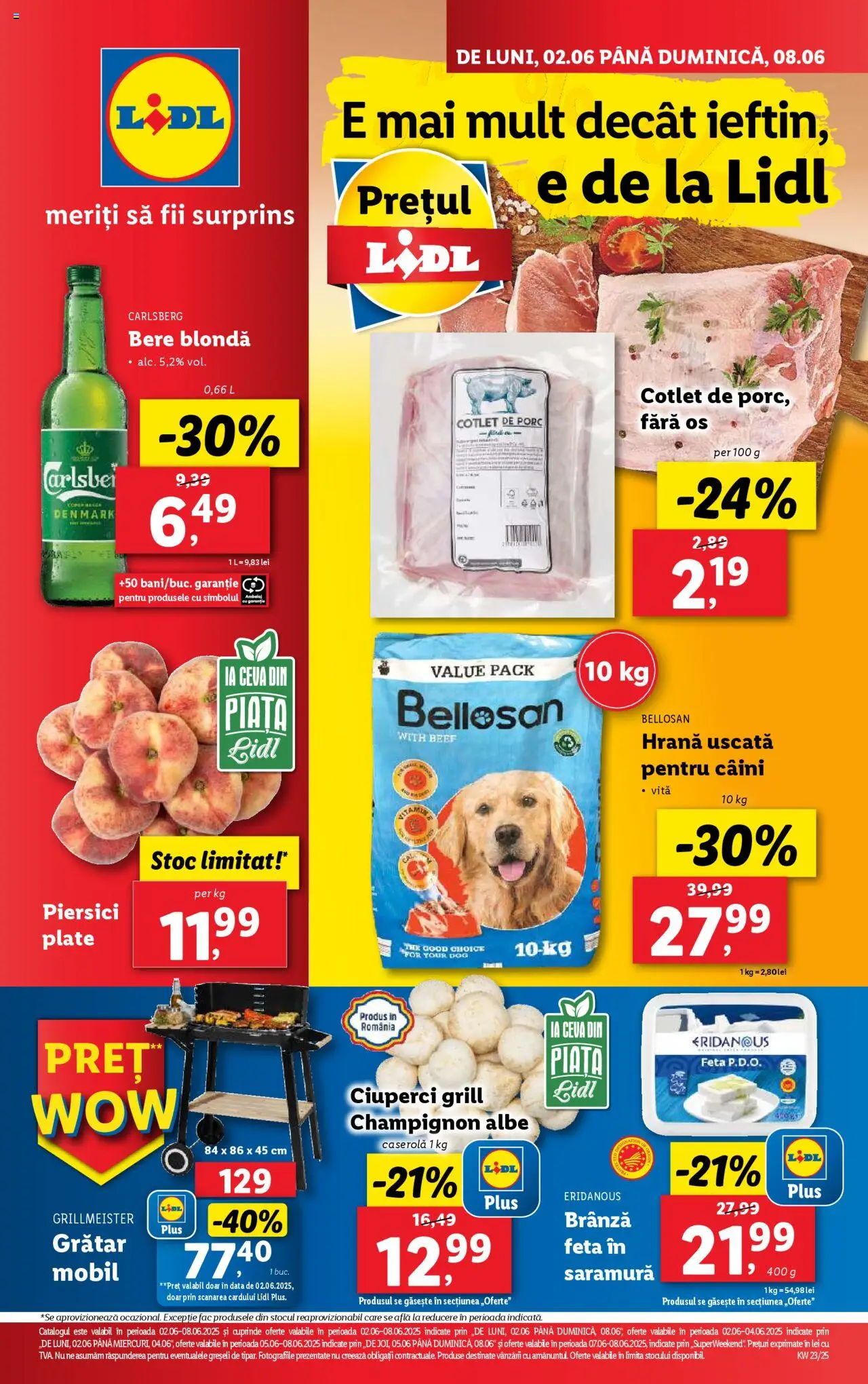 Catalog LIDL 2 - 8 Iunie 2025 | Pagina 1 | Produse: Grill, Lait de coco, Ciuperci, Brânză