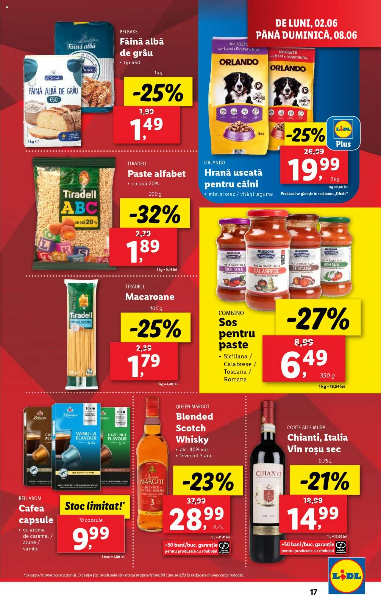 Catalog LIDL 2 - 8 Iunie 2025 | Pagina 17 | Produse: Alune, Ouă, Cafea, Paste