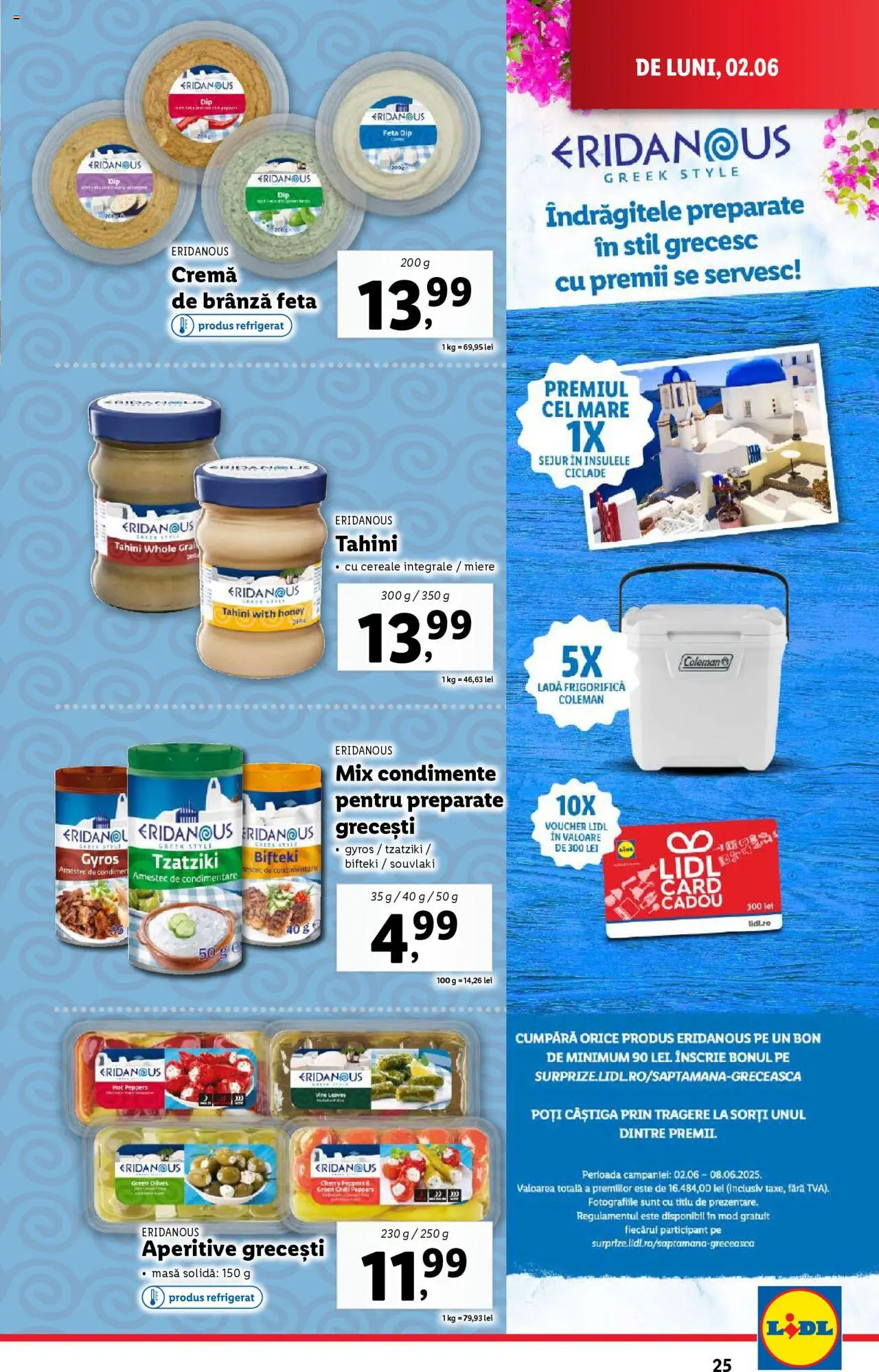 Catalog LIDL 2 - 8 Iunie 2025 | Pagina 25 | Produse: Delgeç, Masă, Brânză, Cereale