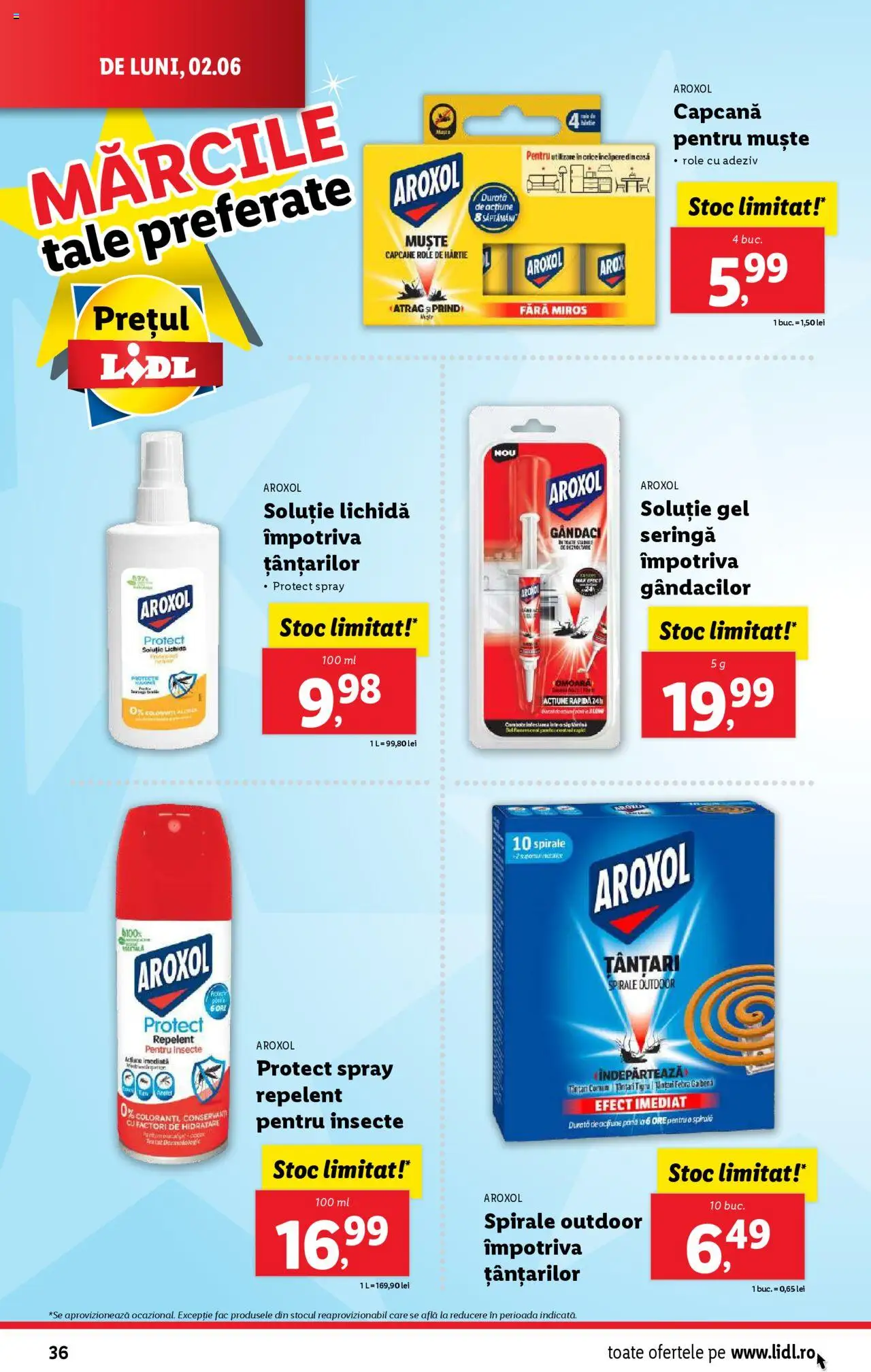 Catalog LIDL 2 - 8 Iunie 2025 | Pagina 36 | Produse: Pară, Role, Adeziv