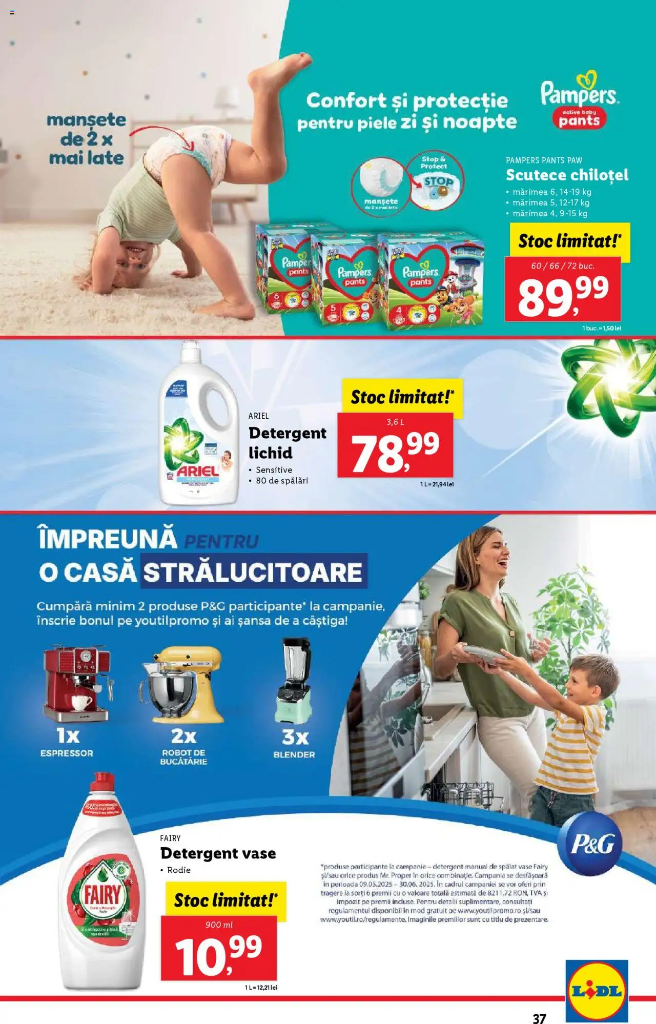 Catalog LIDL 2 - 8 Iunie 2025 | Pagina 37 | Produse: Robot de bucătarie, Robot, Detergent, Scutece