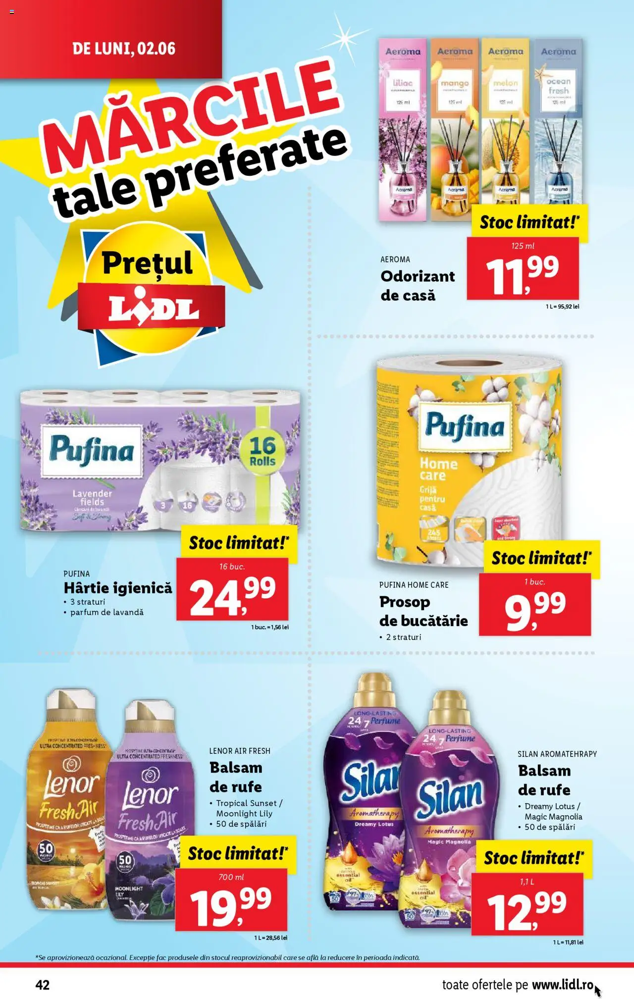 Catalog LIDL 2 - 8 Iunie 2025 | Pagina 42 | Produse: Parfum, Balsam, Balsam de rufe, Mango