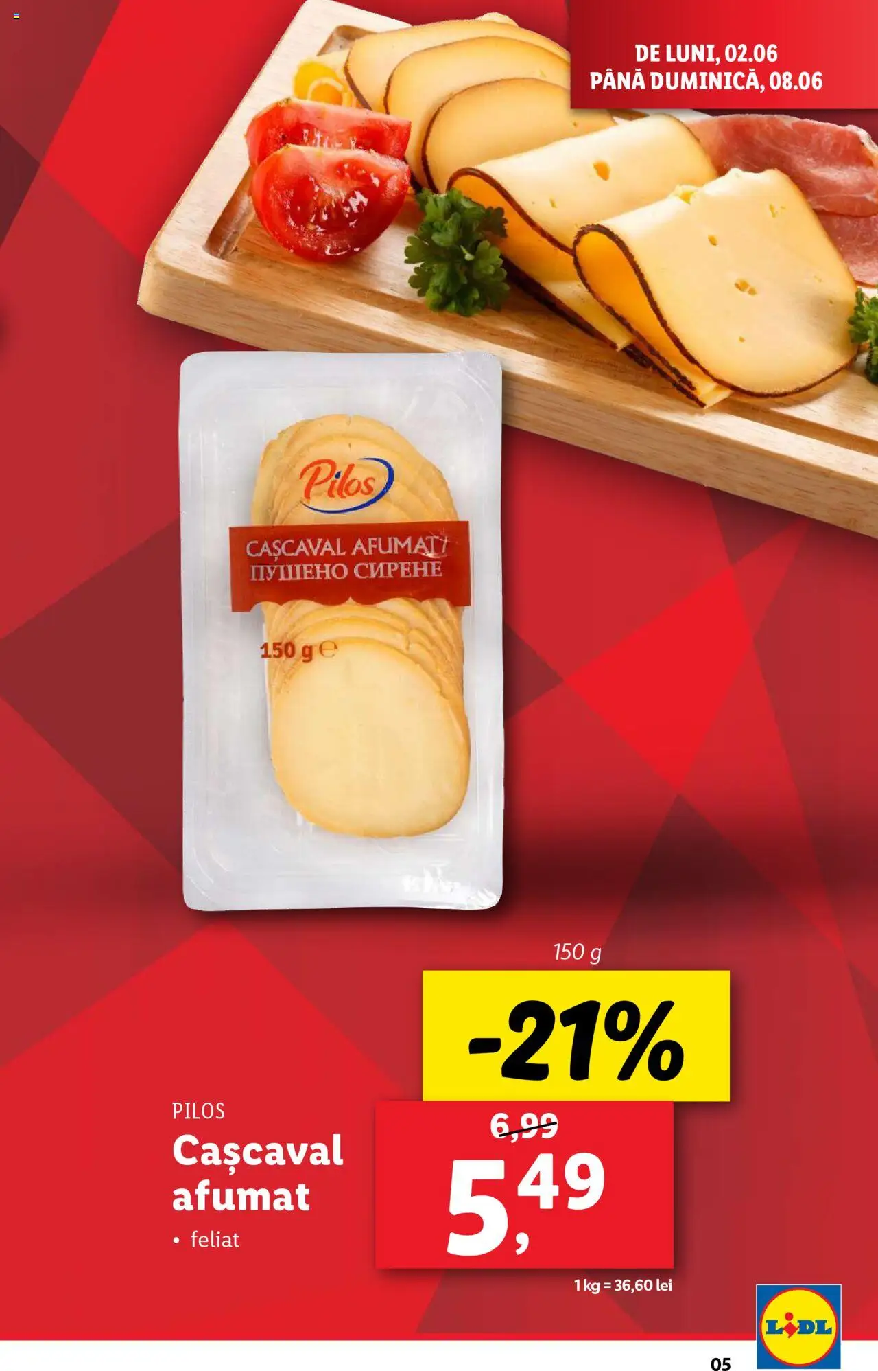 Catalog LIDL 2 - 8 Iunie 2025 | Pagina 5 | Produse: Toplar, Cașcaval