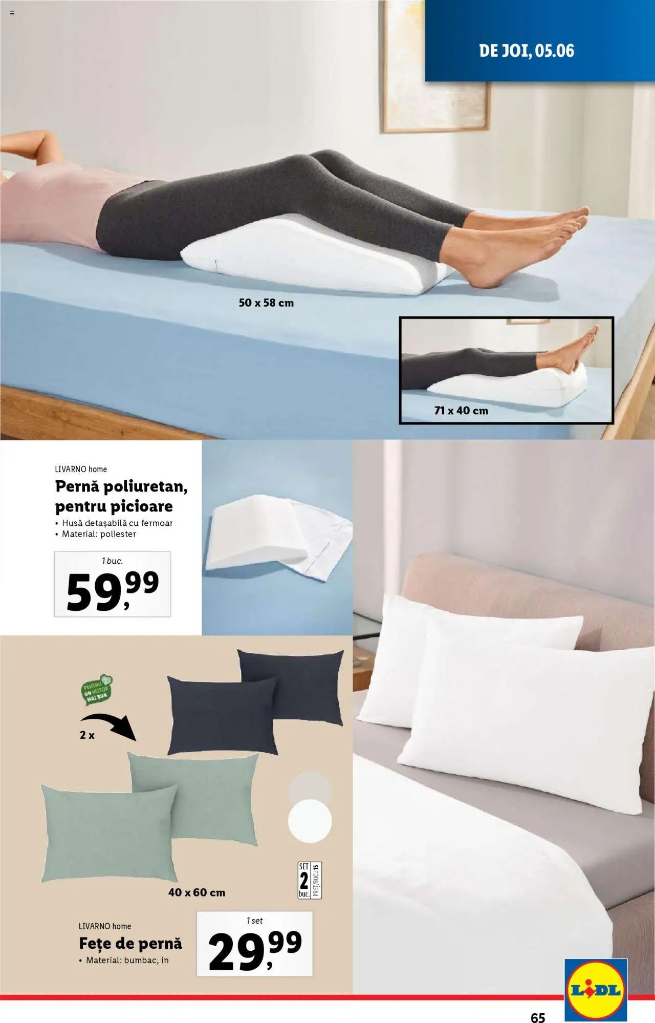 Catalog LIDL 2 - 8 Iunie 2025 | Pagina 65 | Produse: Pernă