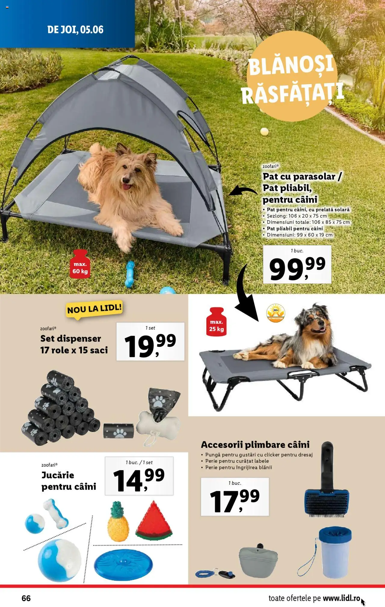 Catalog LIDL 2 - 8 Iunie 2025 | Pagina 66 | Produse: Pungă, Pat, Șezlong, Perie