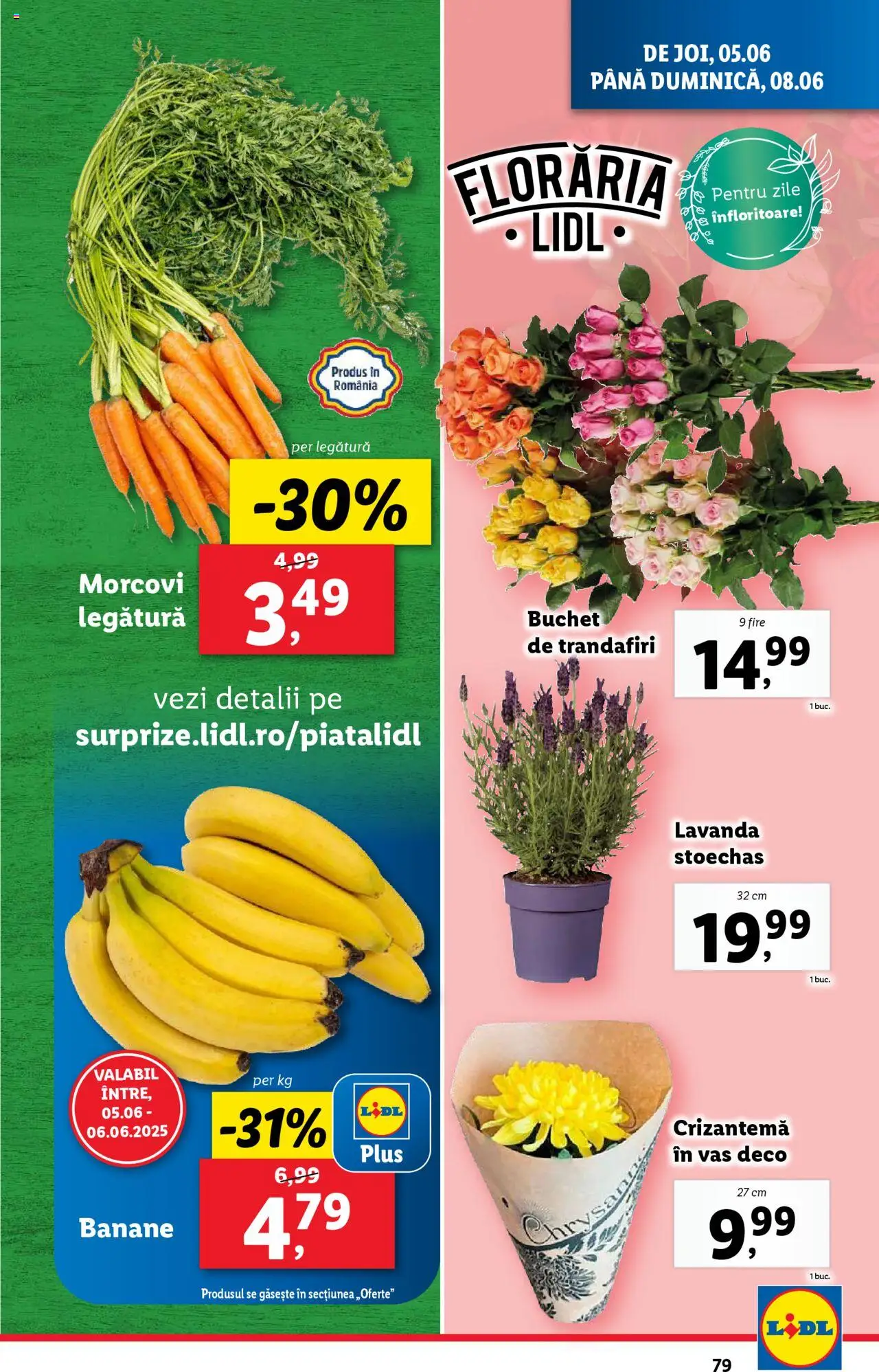 Catalog LIDL 2 - 8 Iunie 2025 | Pagina 79 | Produse: Banane, Morcovi