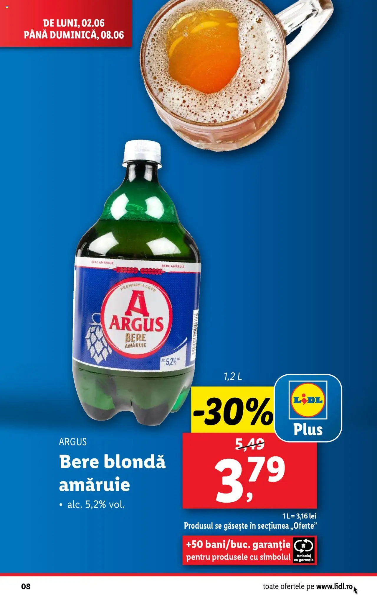 Catalog LIDL 2 - 8 Iunie 2025 | Pagina 8 | Produse: Bere