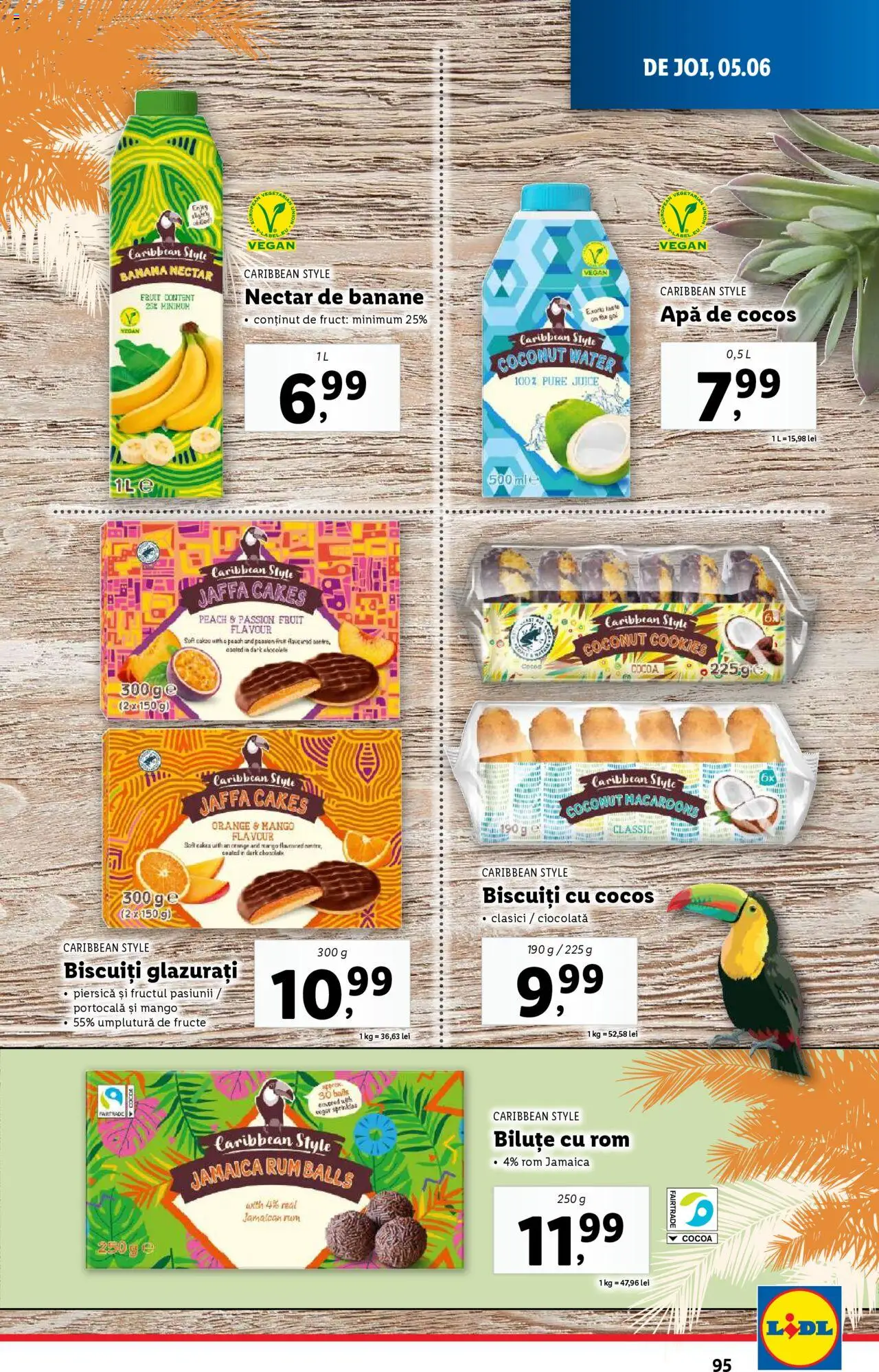 Catalog LIDL 2 - 8 Iunie 2025 | Pagina 95 | Produse: Delgeç, Rom, Banane, Biscuiți