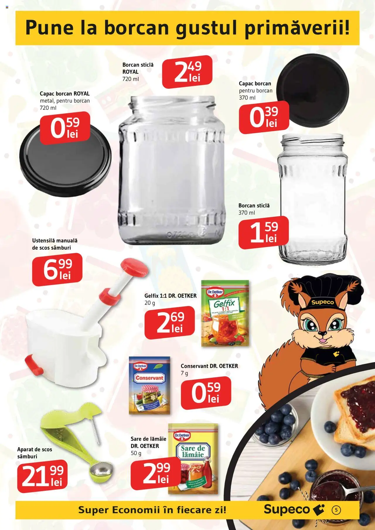 Catalog Supeco 29 Mai - 11 Iunie 2025 | Pagina 5 | Produse: Borcan, Sare, Lămâie