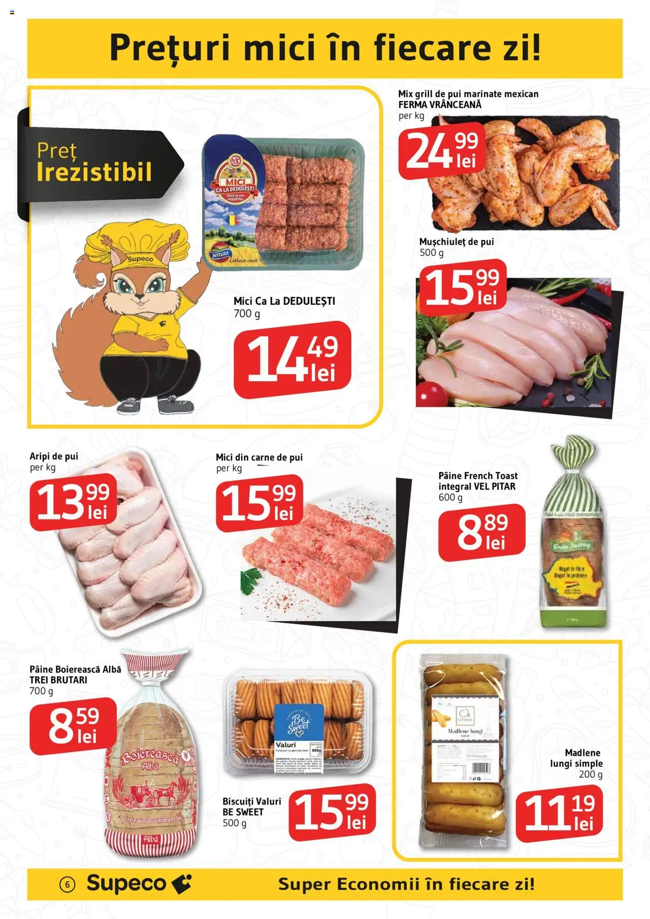 Catalog Supeco 29 Mai - 11 Iunie 2025 | Pagina 6 | Produse: Grill, Hacıyatmaz Kedi Oyuncağı, Mici, Carne De Pui