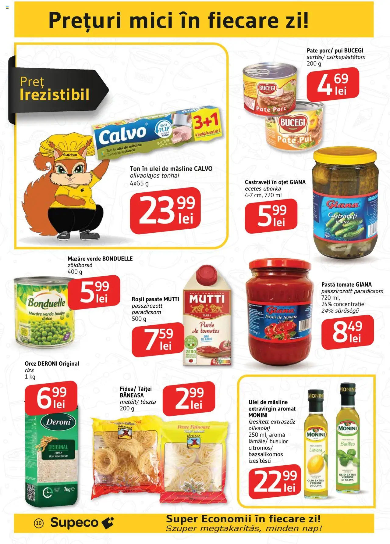 Catalog Supeco 29 Mai - 11 Iunie 2025 | Pagina 10 | Produse: Pate, Mici, Pastă de tomate, Castraveți