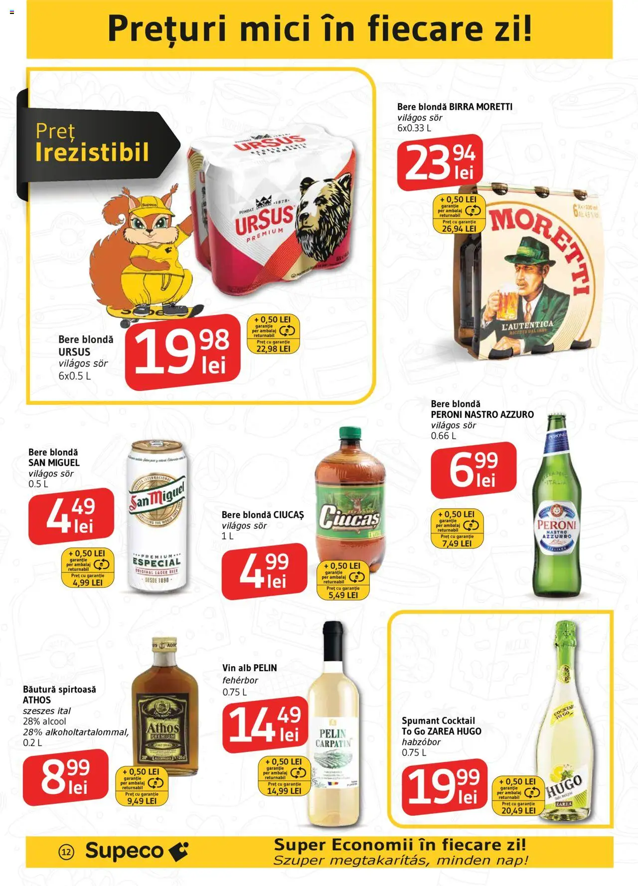 Catalog Supeco 29 Mai - 11 Iunie 2025 | Pagina 12 | Produse: Mici, Vin, Bere, Cocktail