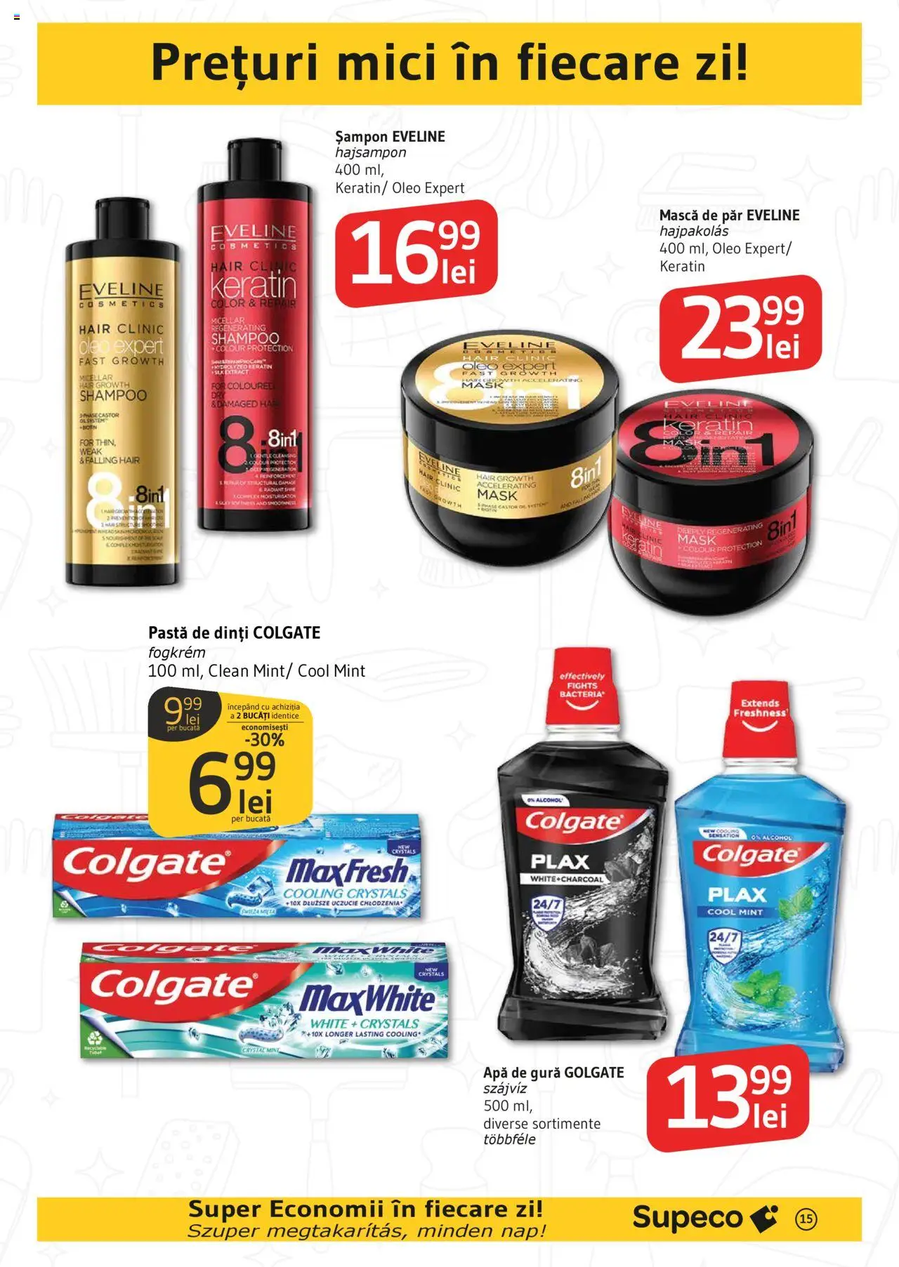 Catalog Supeco 29 Mai - 11 Iunie 2025 | Pagina 15 | Produse: Pomelo, Mici, Șampon, Apă