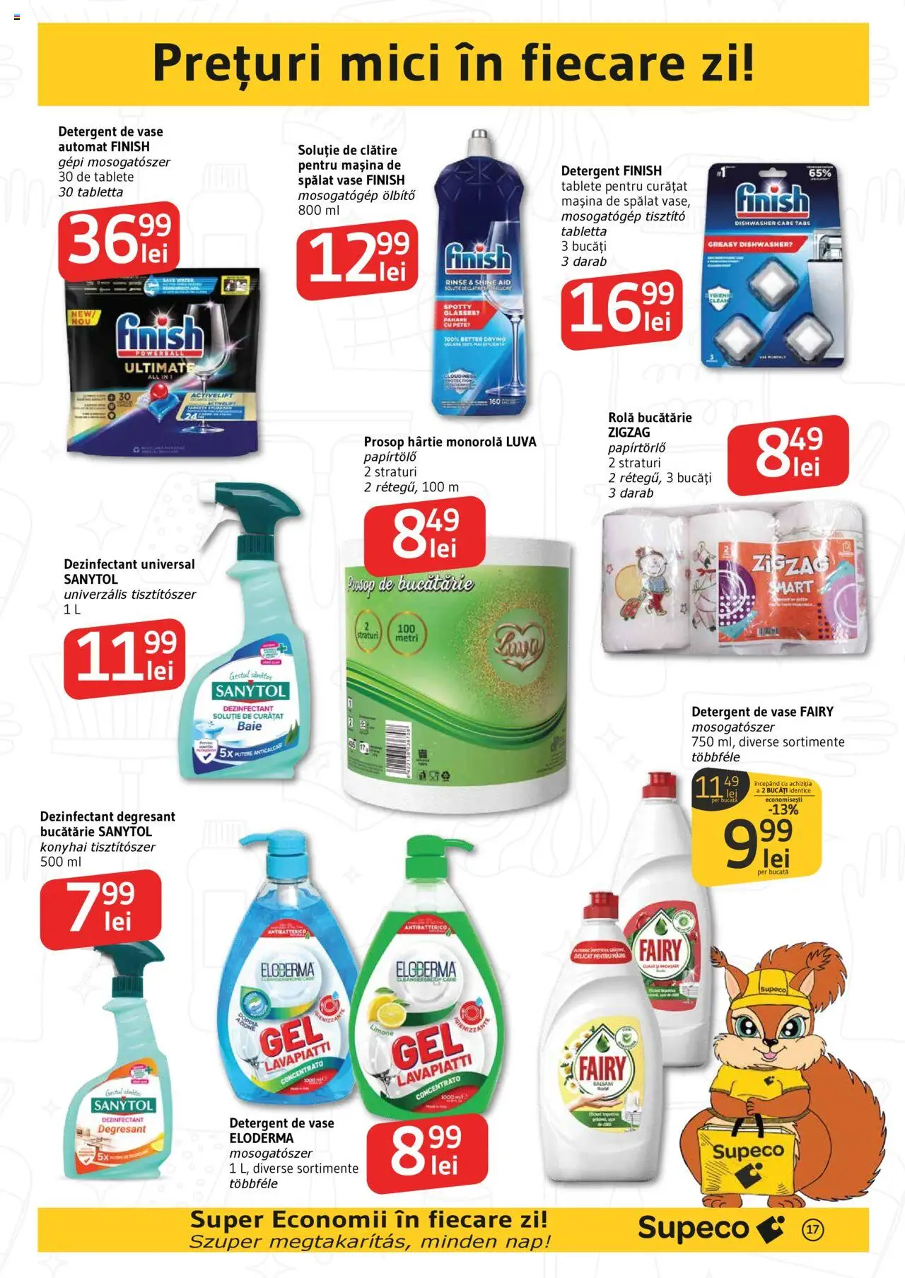 Catalog Supeco 29 Mai - 11 Iunie 2025 | Pagina 17 | Produse: Detergent de vase, Bucătărie, Mici, Detergent