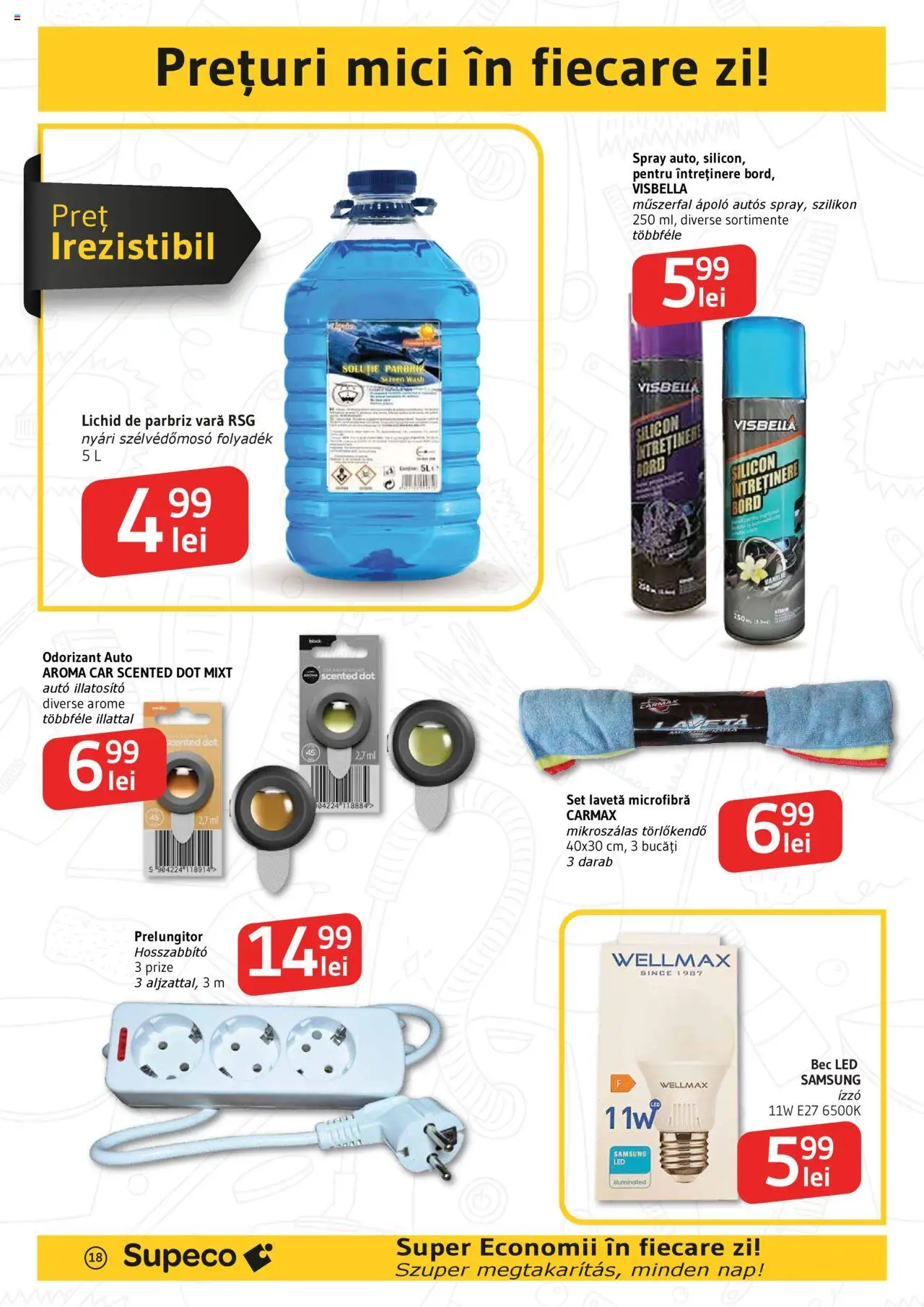 Catalog Supeco 29 Mai - 11 Iunie 2025 | Pagina 18 | Produse: Prize, Bec, Prelungitor, Mici