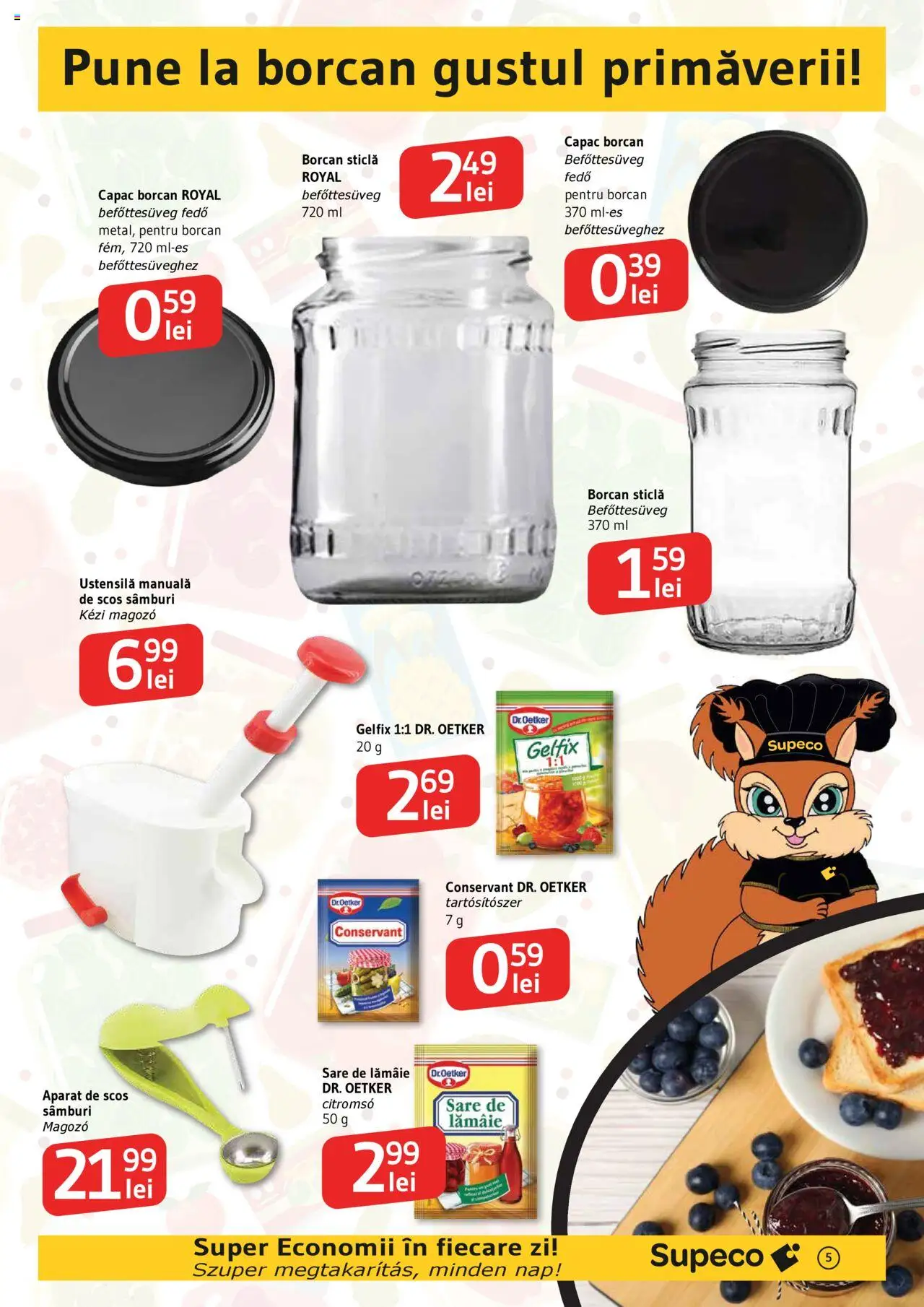 Catalog Supeco 29 Mai - 11 Iunie 2025 | Pagina 5 | Produse: Borcan, Sare, Lămâie