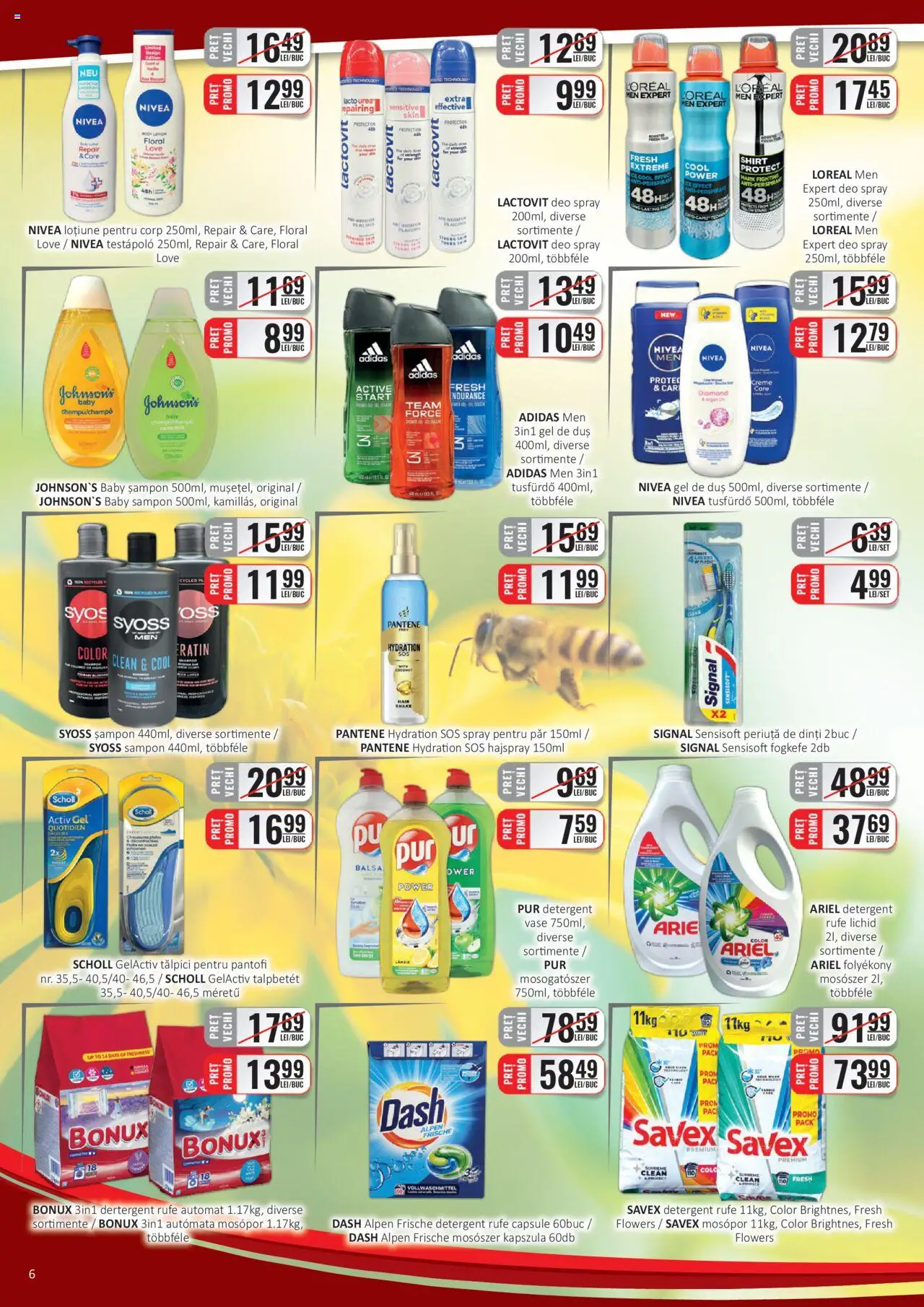 Catalog CBA 1 - 14 Iunie 2025 | Pagina 6 | Produse: Șampon, Gel de duș, Antiperspirant, Sos