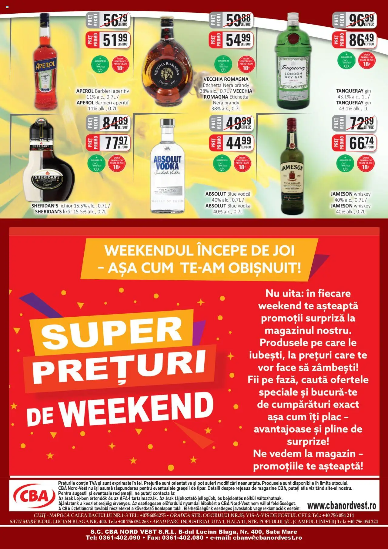 Catalog CBA 1 - 14 Iunie 2025 | Pagina 8 | Produse: Su ısıtıcı, Lichior, Whiskey, Aperol