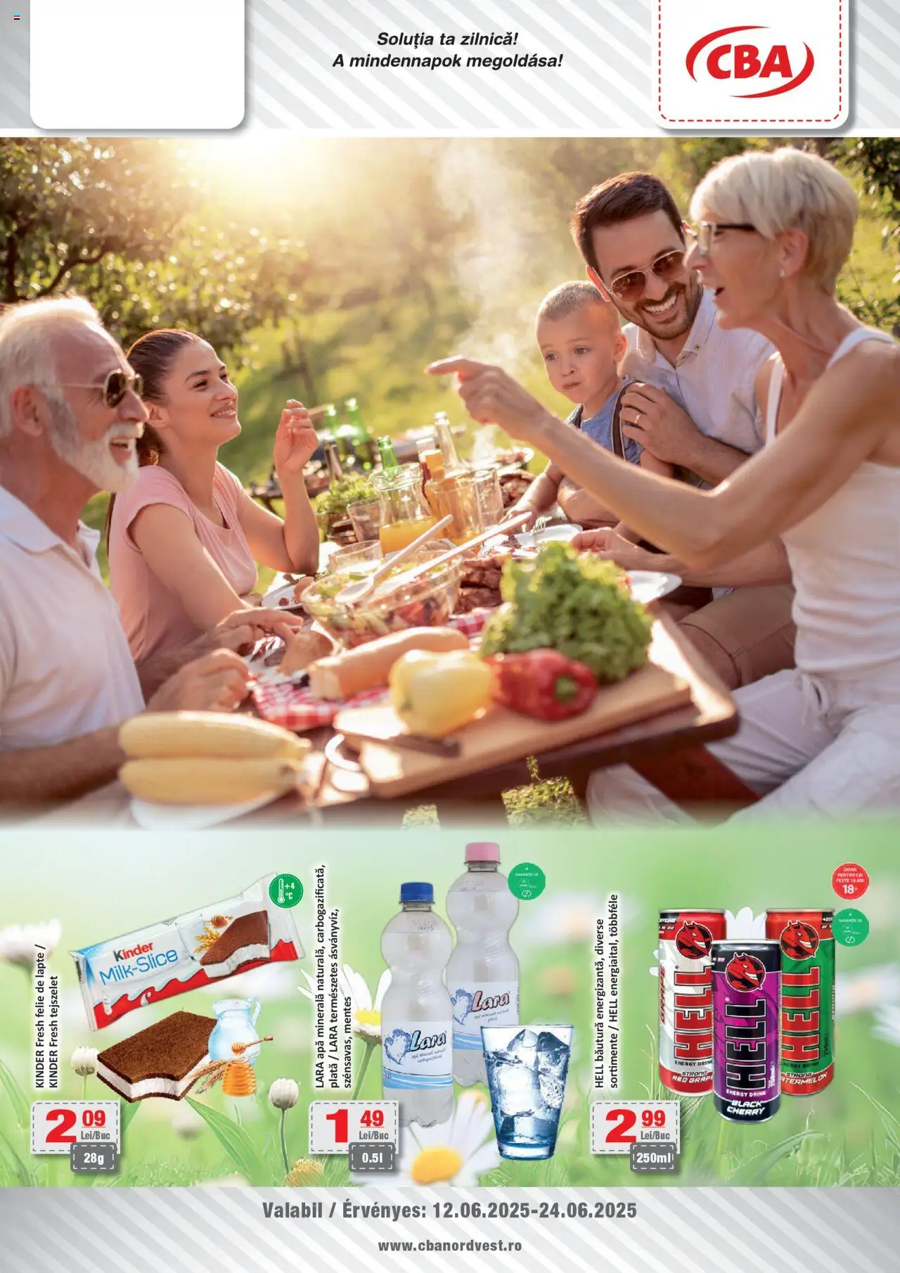 Catalog CBA 12 - 23 Iunie 2025 | Pagina 1 | Produse: Yazı tahtası kalemi, Lapte, Apă