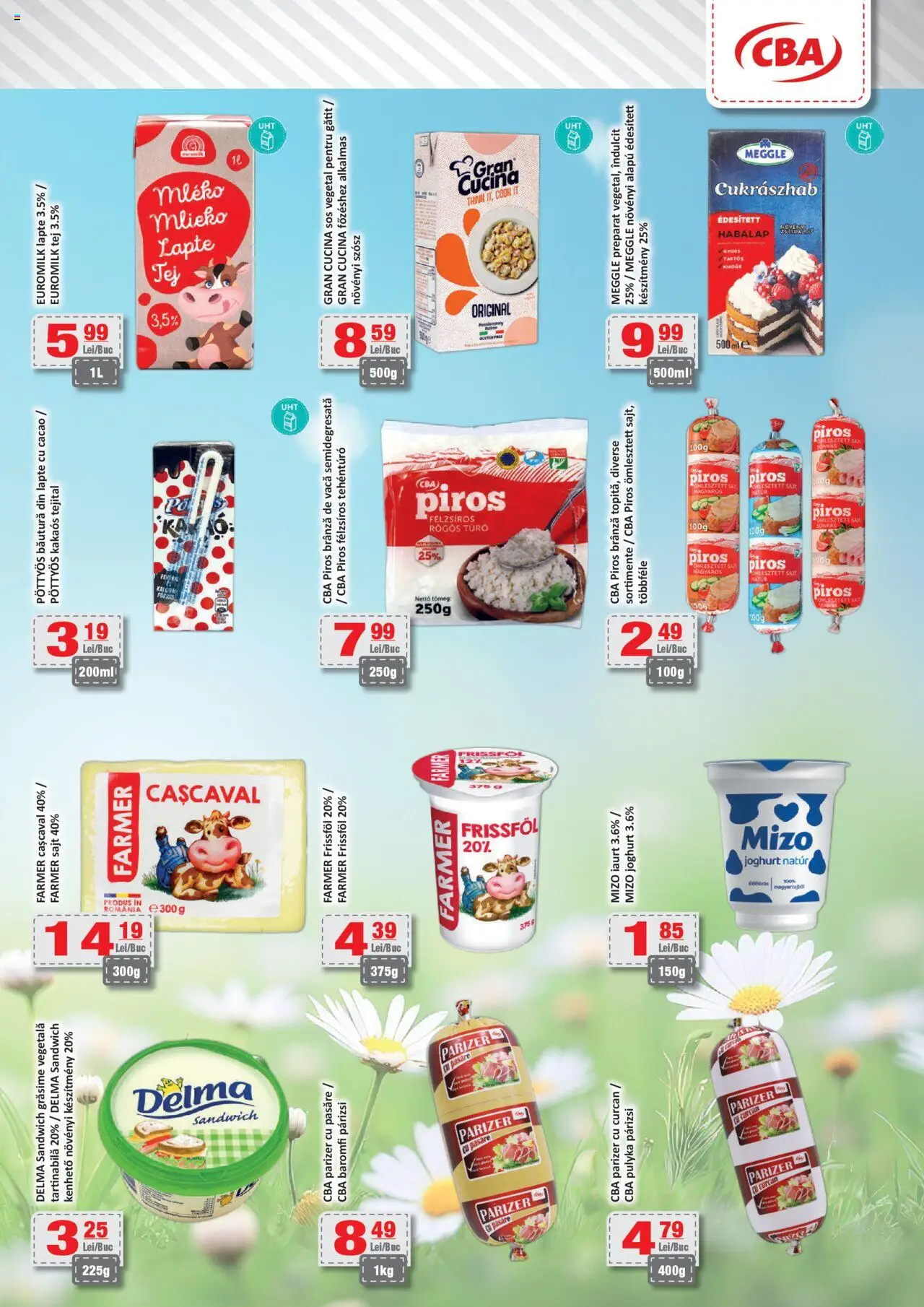 Catalog CBA 12 - 23 Iunie 2025 | Pagina 2 | Produse: Cașcaval, Brânză, Iaurt, Sos