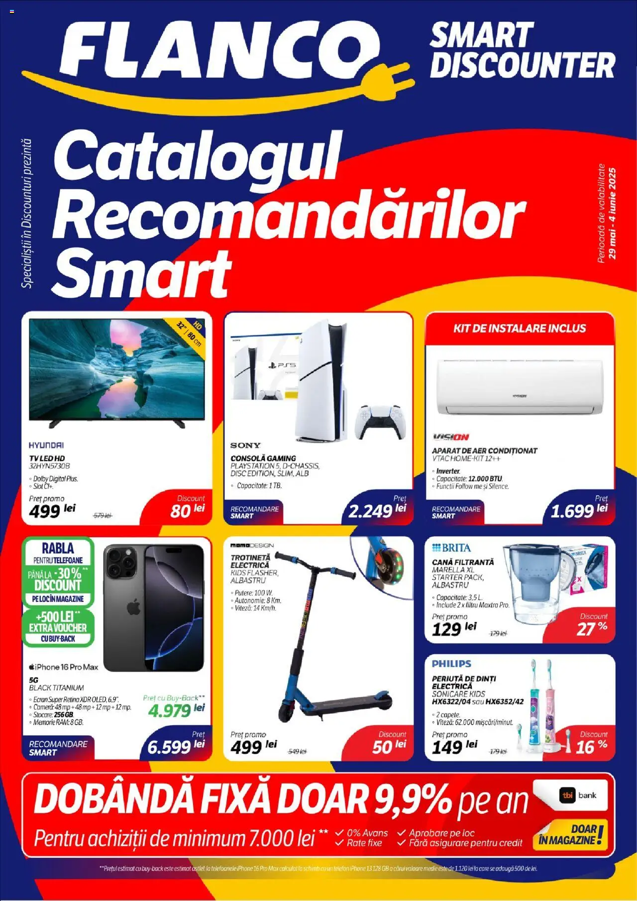 Catalog Flanco 29 Mai - 3 Iunie 2025 | Pagina 1 | Produse: Enginar, Telefon, Disc, Trotinetă